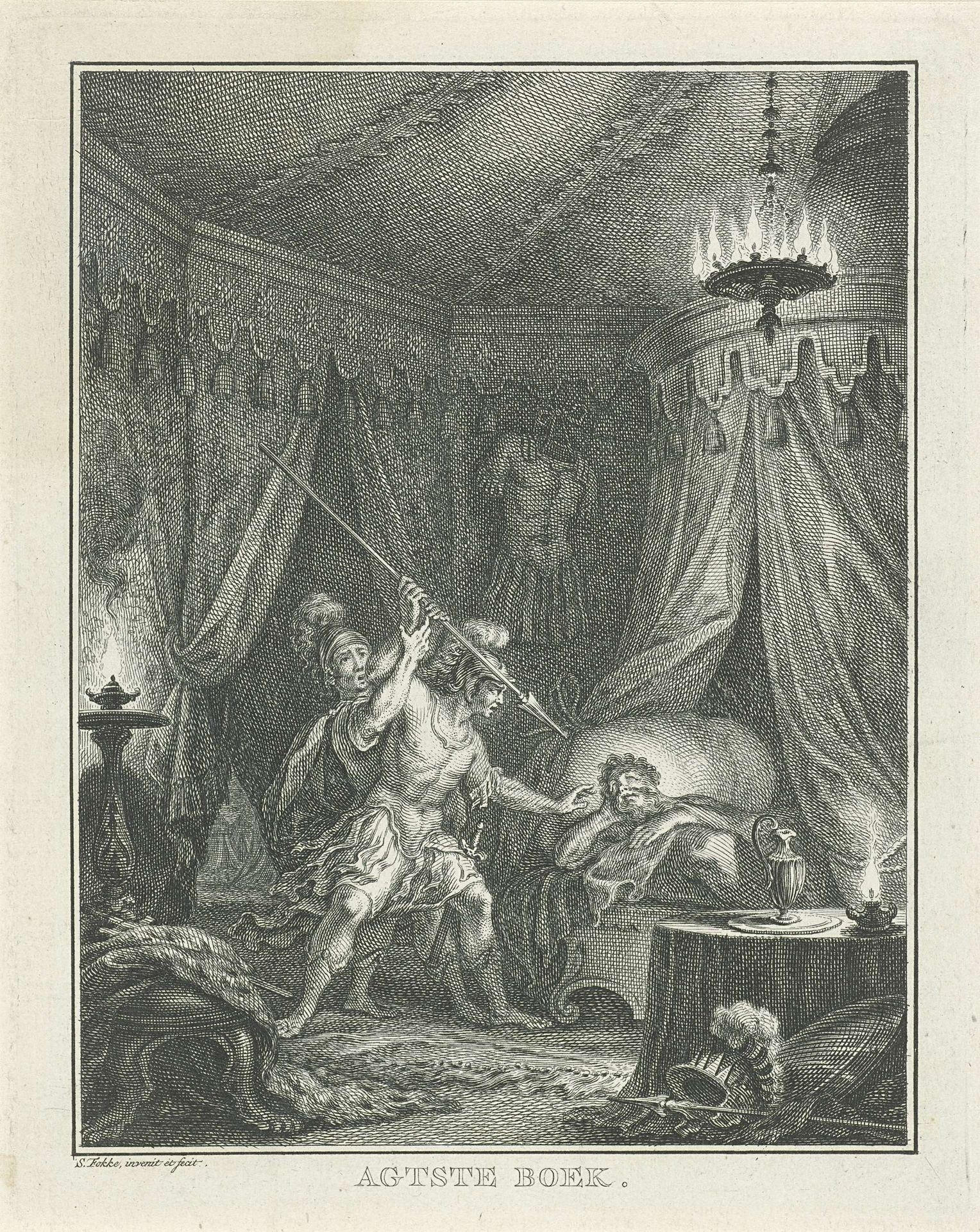 David spaart Sauls leven op de Chachila by Simon Fokke