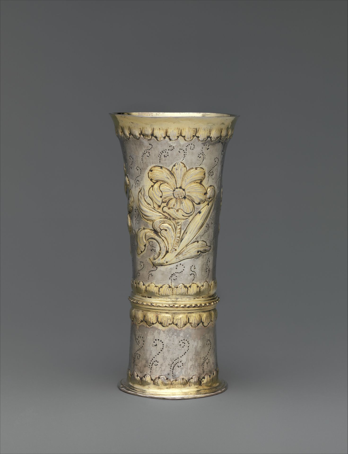 Footed beaker by Georgius Gebell II