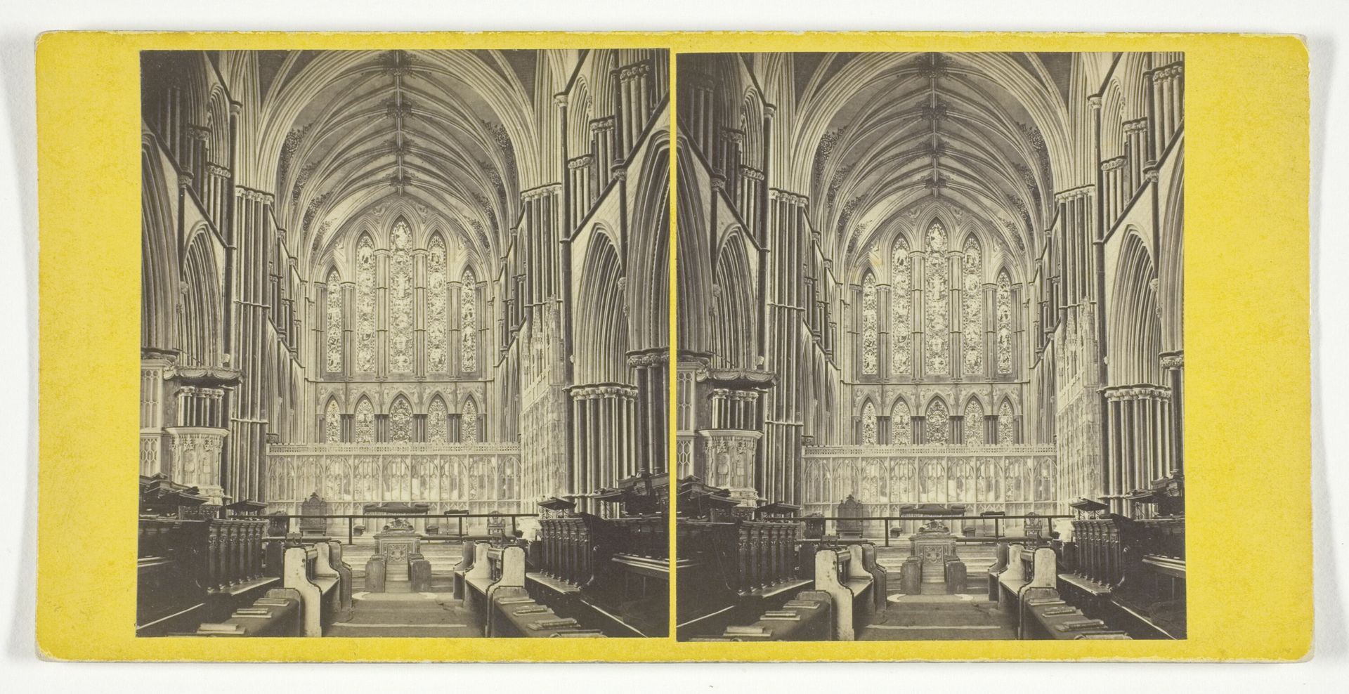 Worcester Cathedral - The Choir by G. W. Wilson