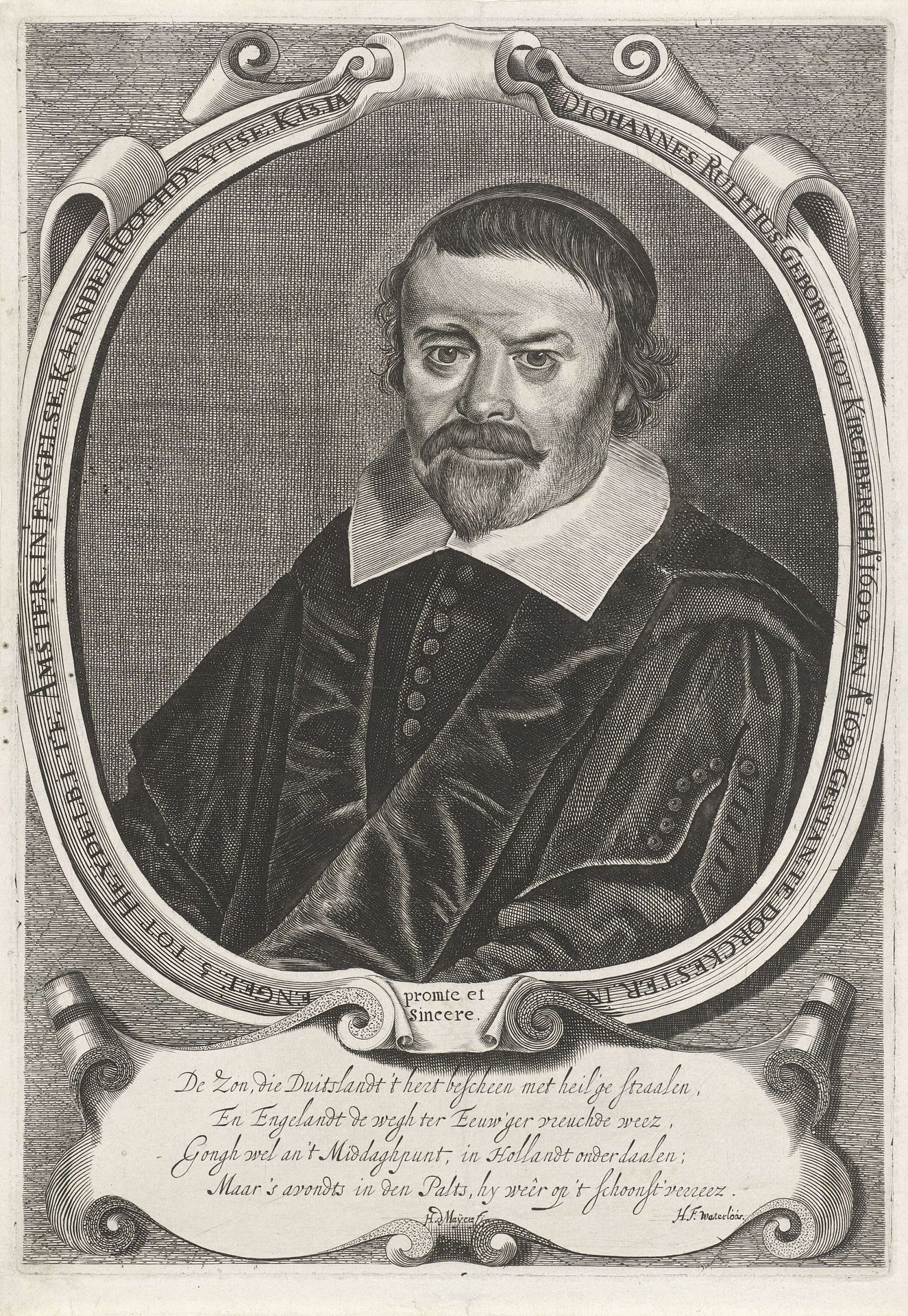 Portret van Johannes Rulitius by Harmen de Mayer