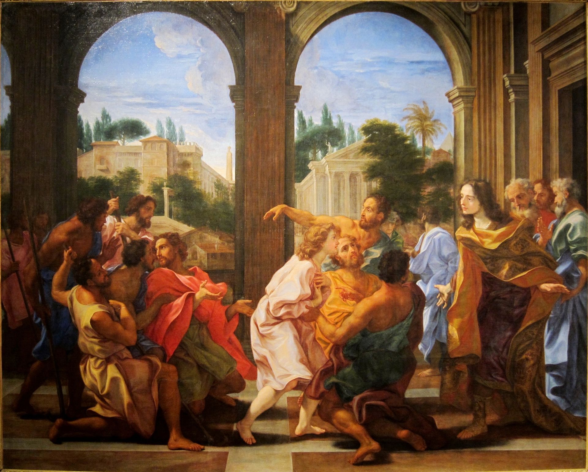 Joseph Reconnu Par Ses Frères by Giovanni Battista Gaulli