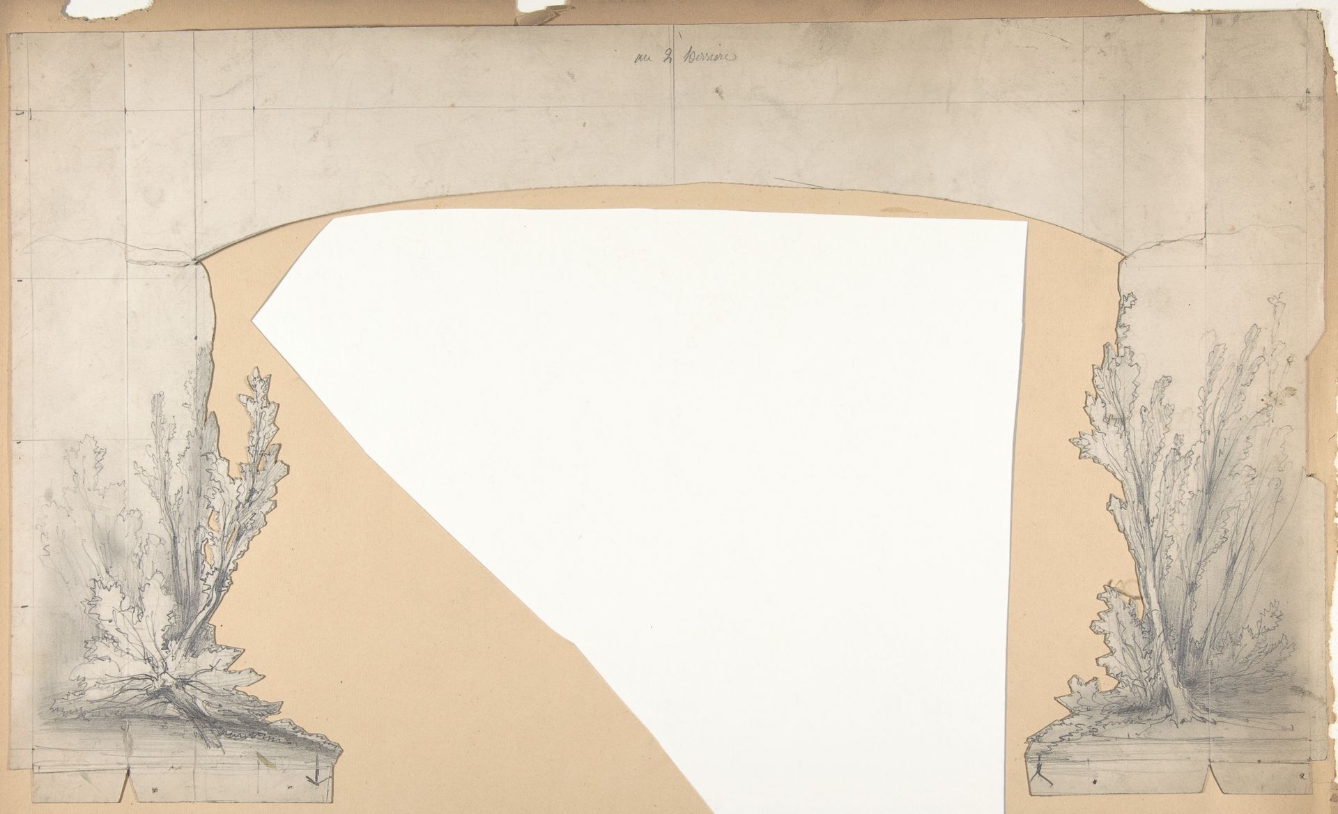 Design for a Stage Set at the Opéra, Paris by Eugène Cicéri