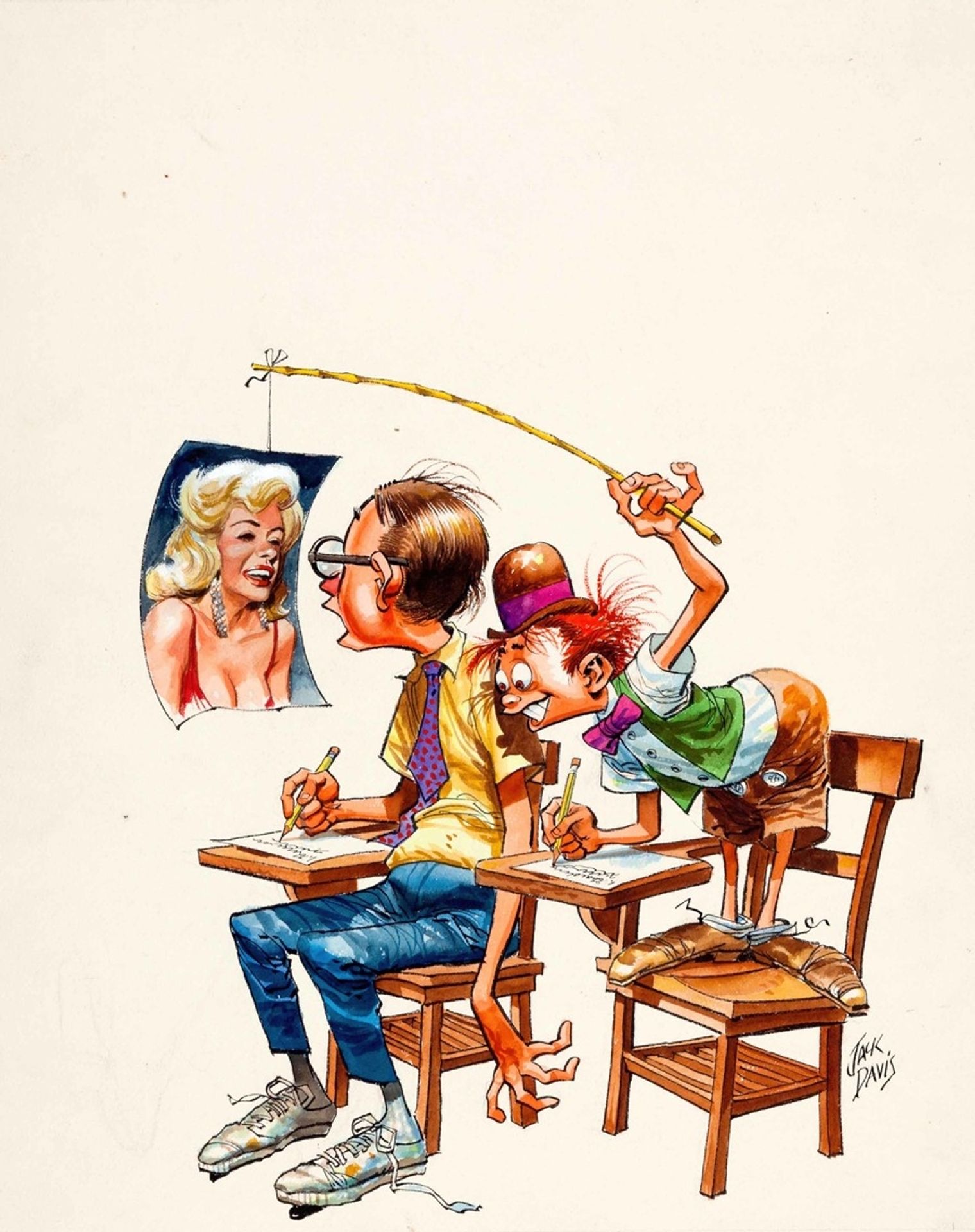 Sick Magazine #20 First Huckleberry Fink Cover by Jack Davis