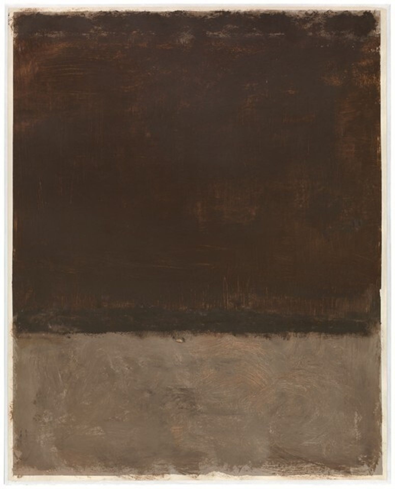 Untitled (Brown and gray) by Mark Rothko
