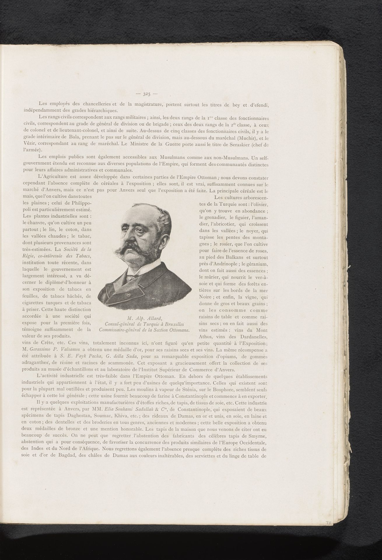 Portret van Alp. Allard by Anonymous