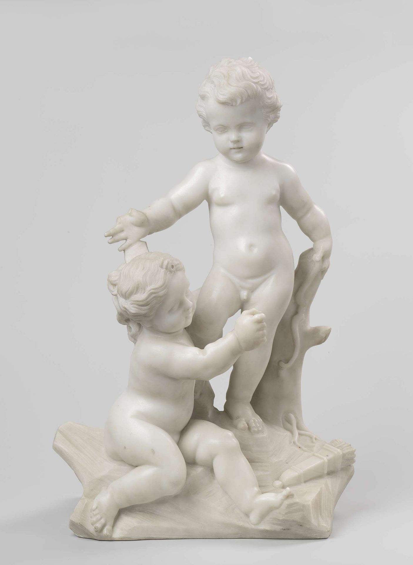 A Boy and Girl Playing, Allegory of Autumn? by Michiel Emanuel Shee
