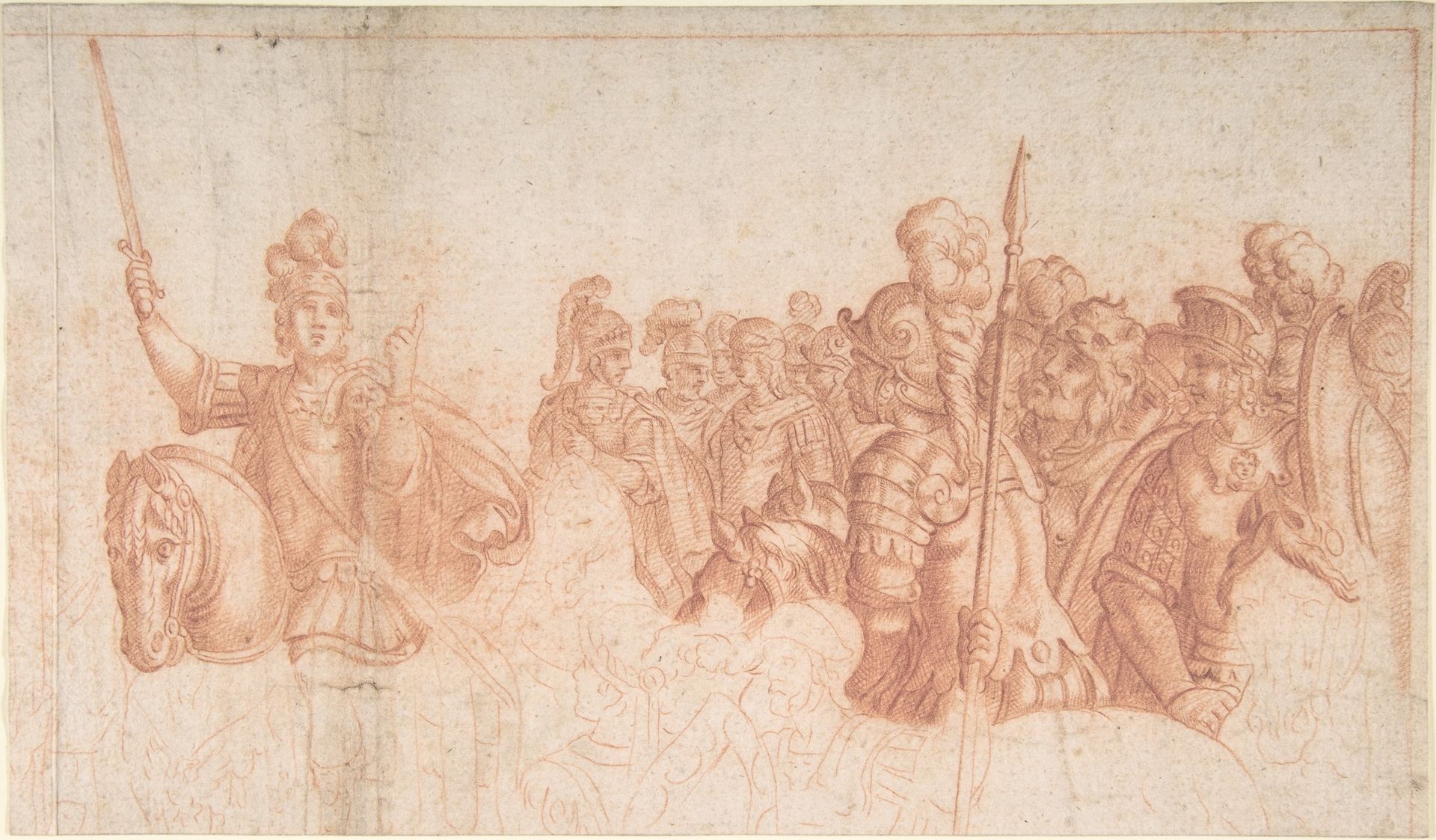 Study of Ancient Soldiers by Anonymous