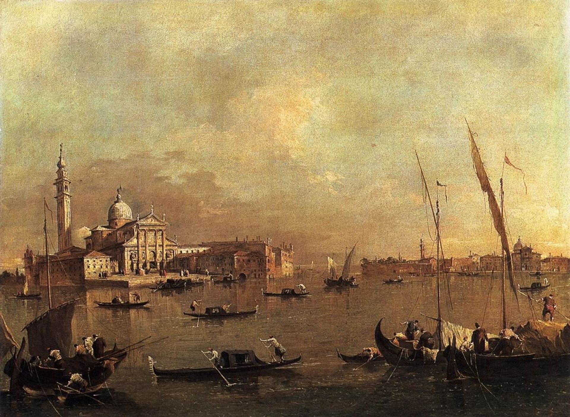 Venice: San Giorgio Maggiore by Francesco Guardi