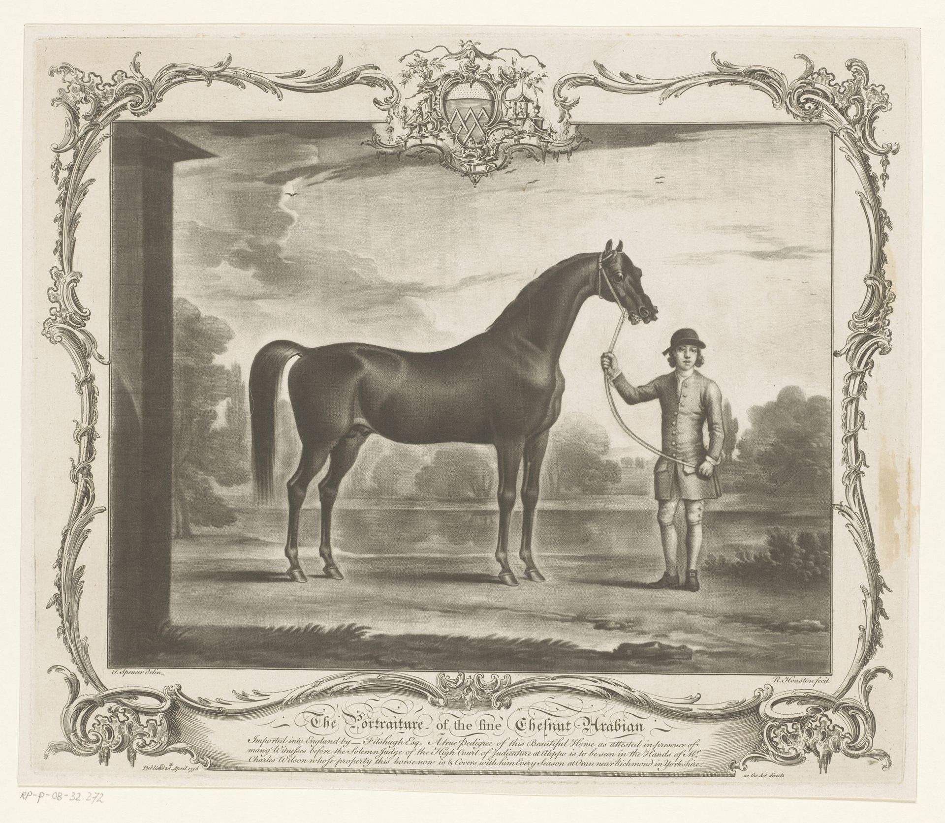 Racepaard met jockey by Richard Houston