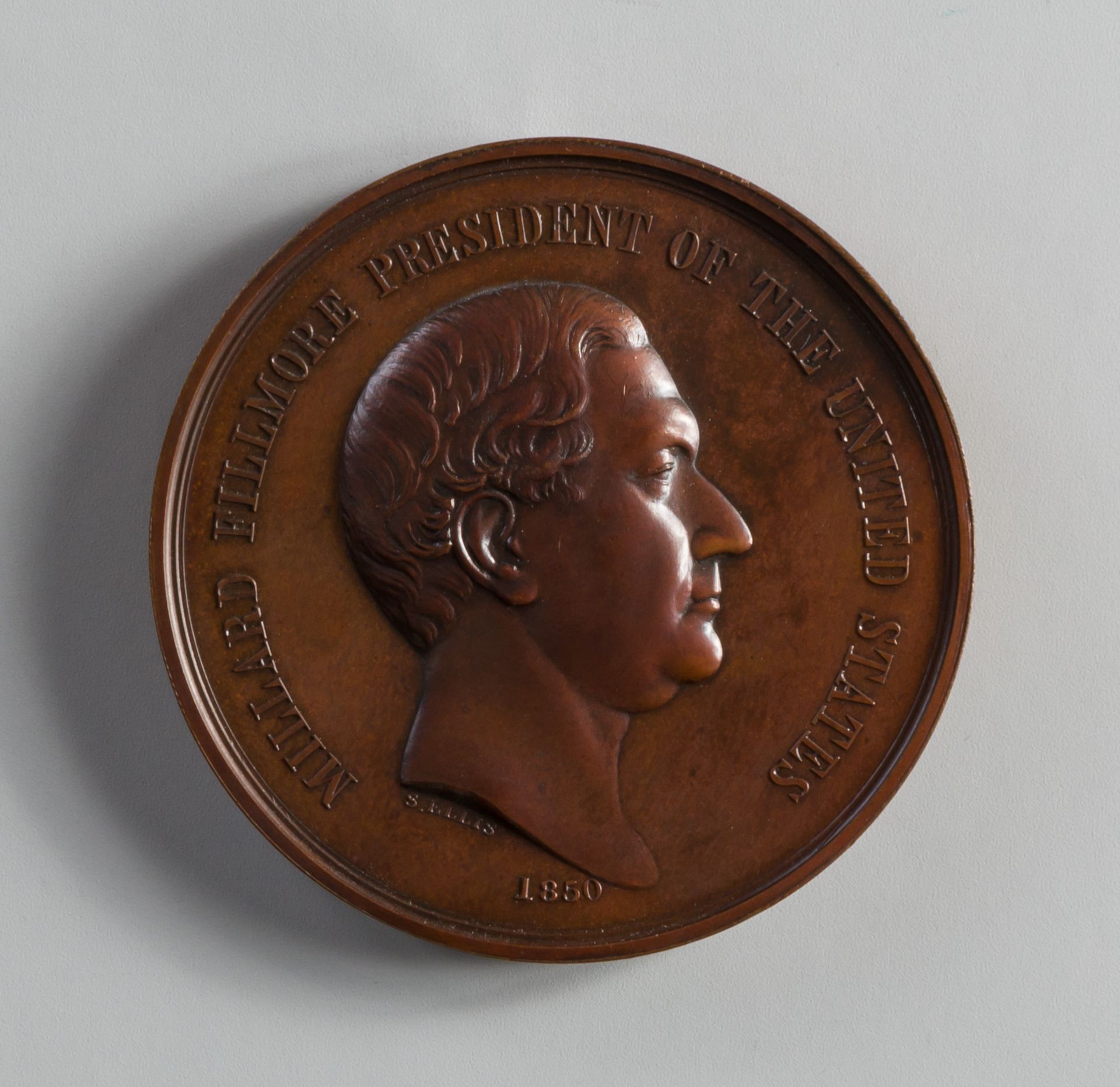 Medal of Millard Fillmore by Salathiel Ellis