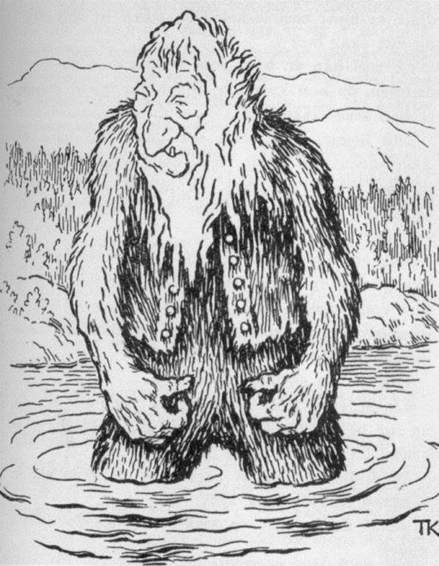 Silver Duck by Theodor Severin Kittelsen