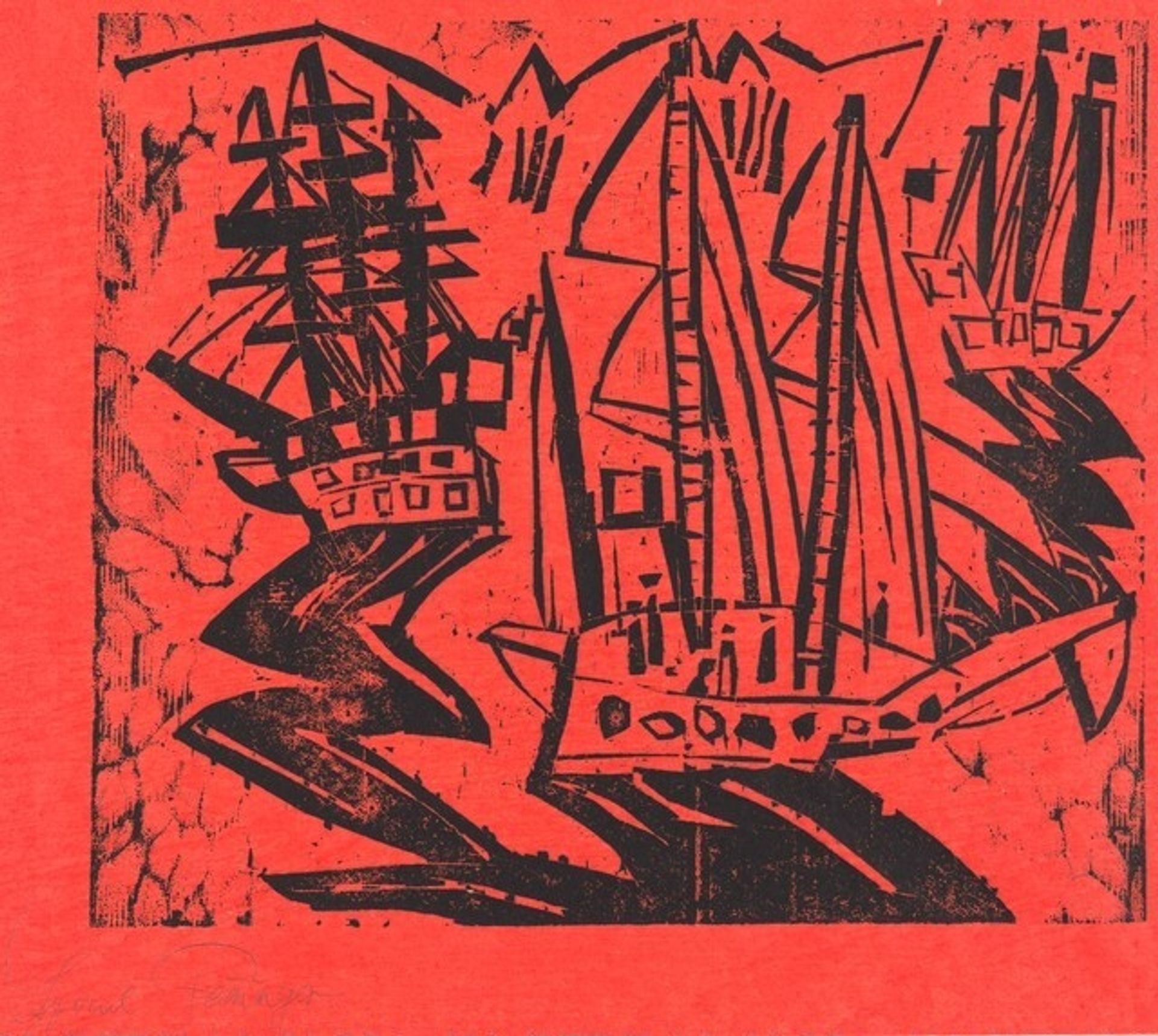 Ships (Schiffe) by Lyonel Feininger