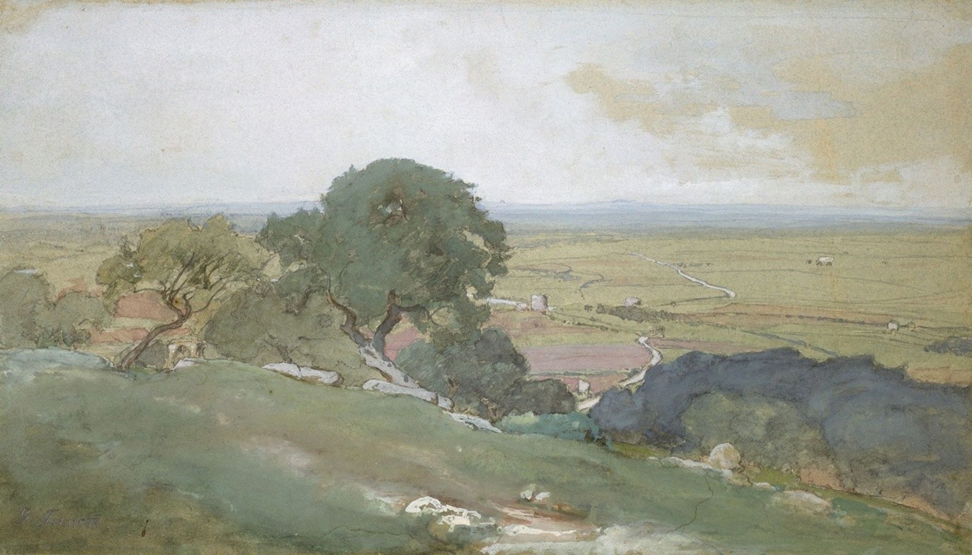 Olive Trees at Tivoli by George Inness