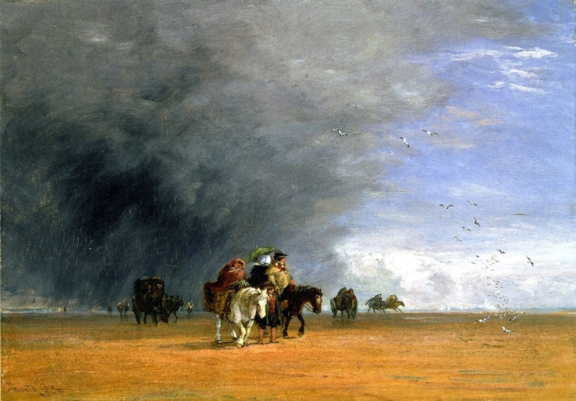 Crossing the Sands by David Cox