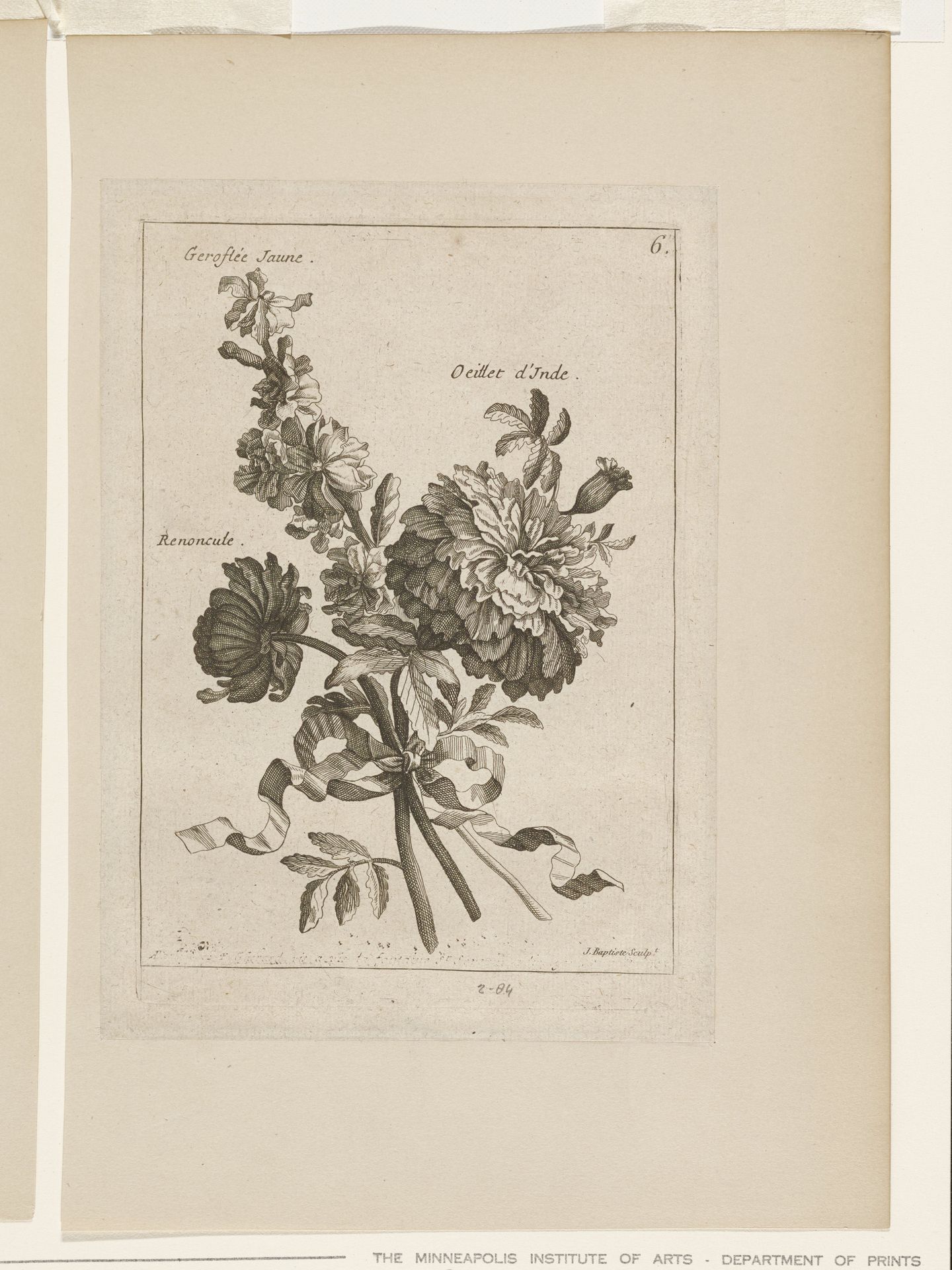 Print by Jean-Baptiste Monnoyer