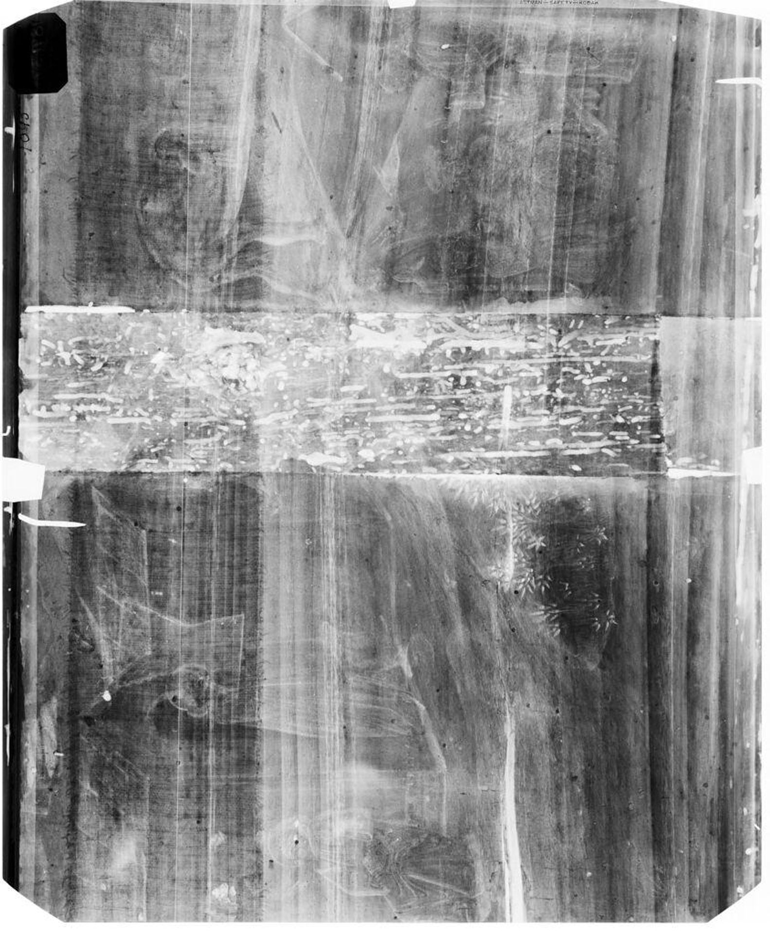 X-radiograph(s) of "Scene from Life of a Hermit (part of a triptych)" by Artist of original: Domenico Veneziano