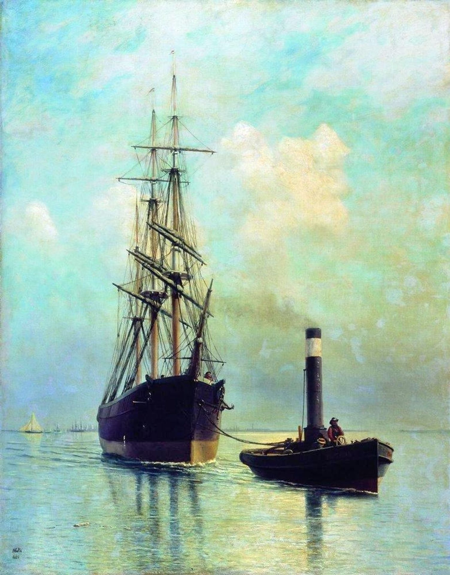 In the Gulf of Finland by Lev Lagorio