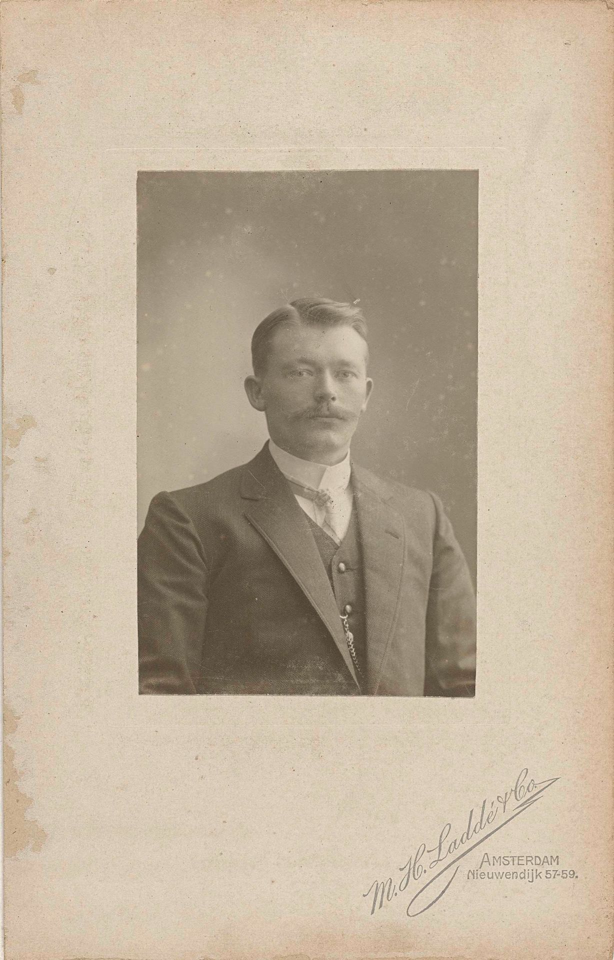 Portret van Reijer Doets by Machiel Hendricus Laddé