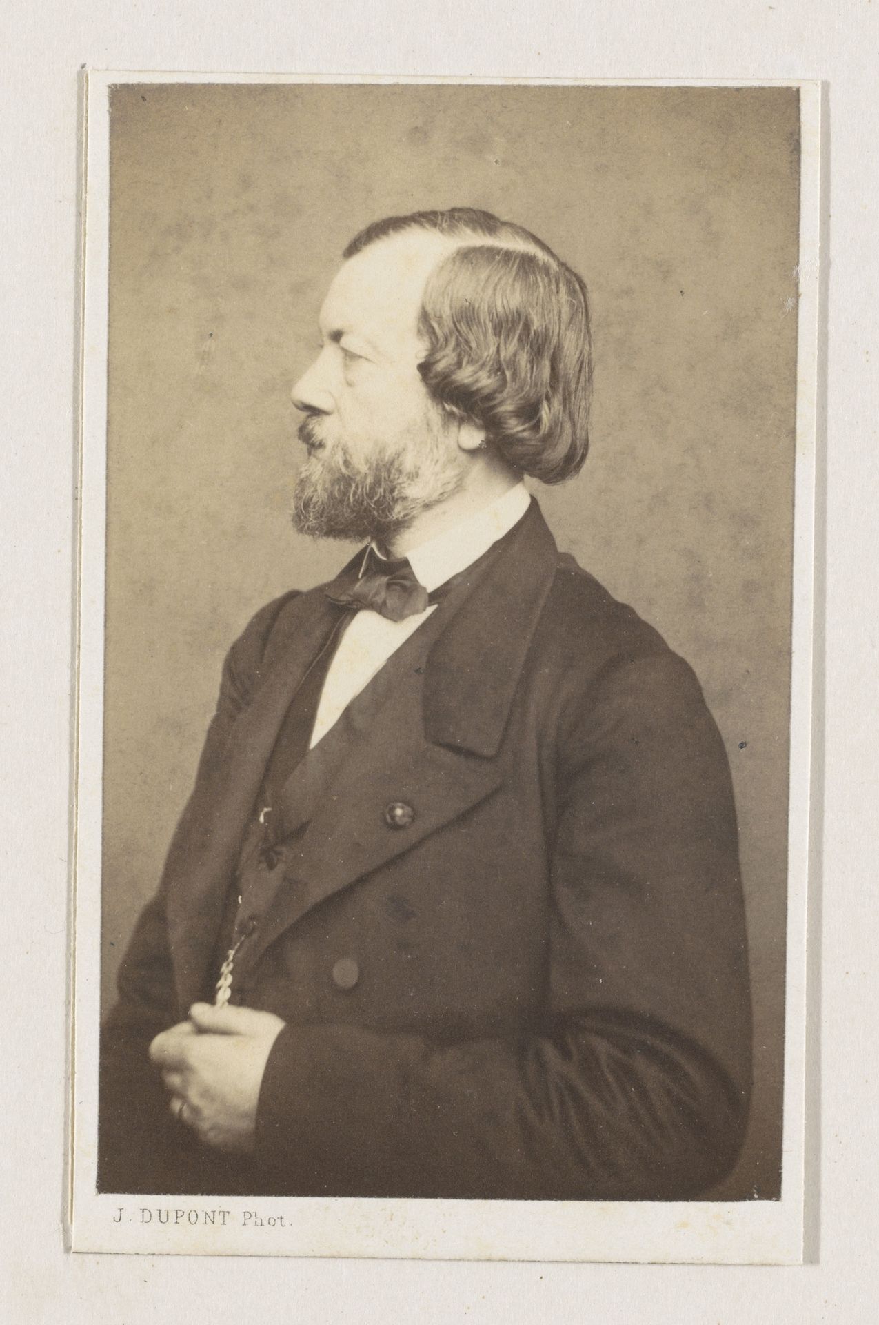 Portret van de schilder Nicaise de Keyser, halffiguur by Joseph Dupont