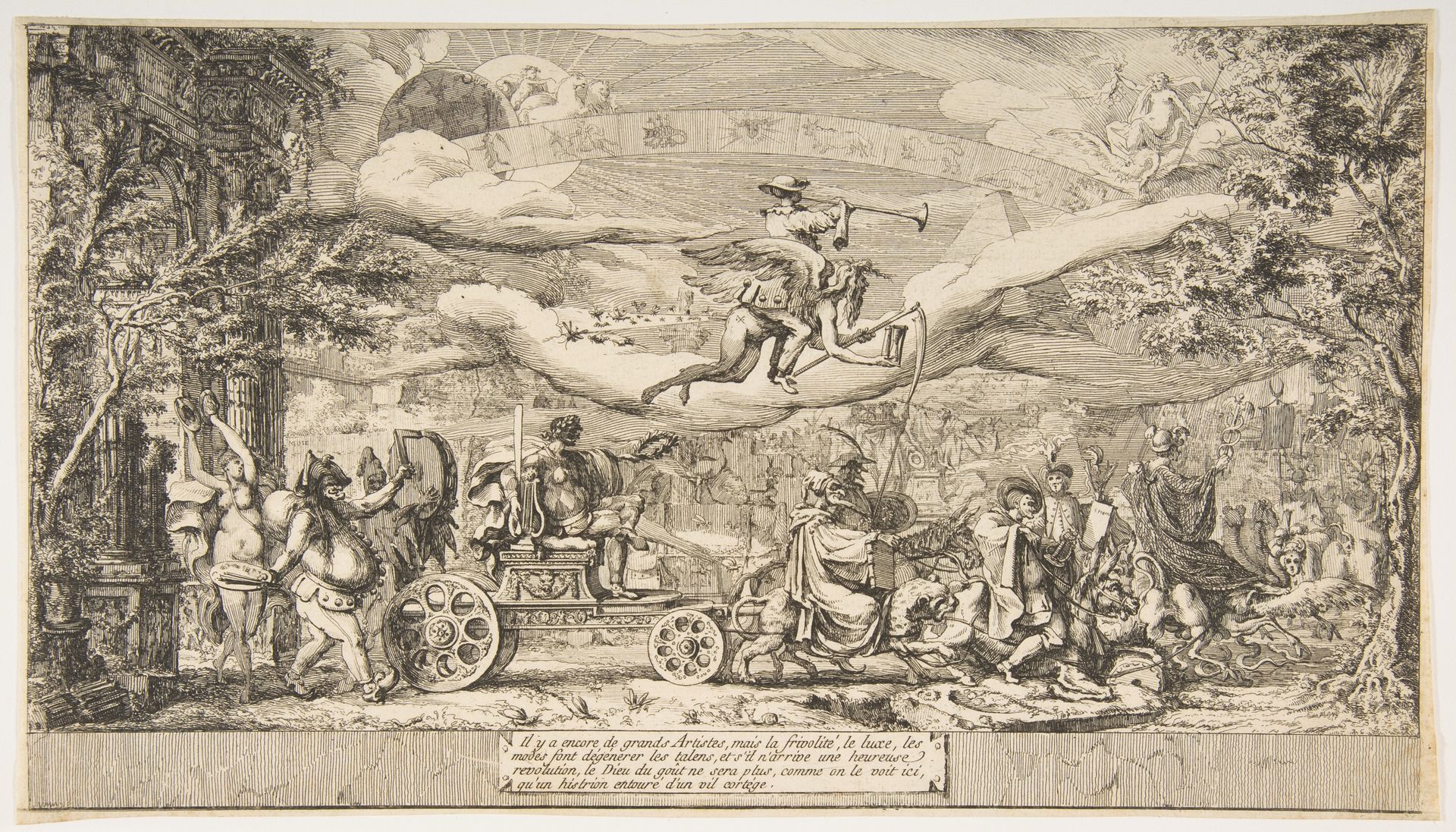The Triumph of Modern Art by Jean Barbault