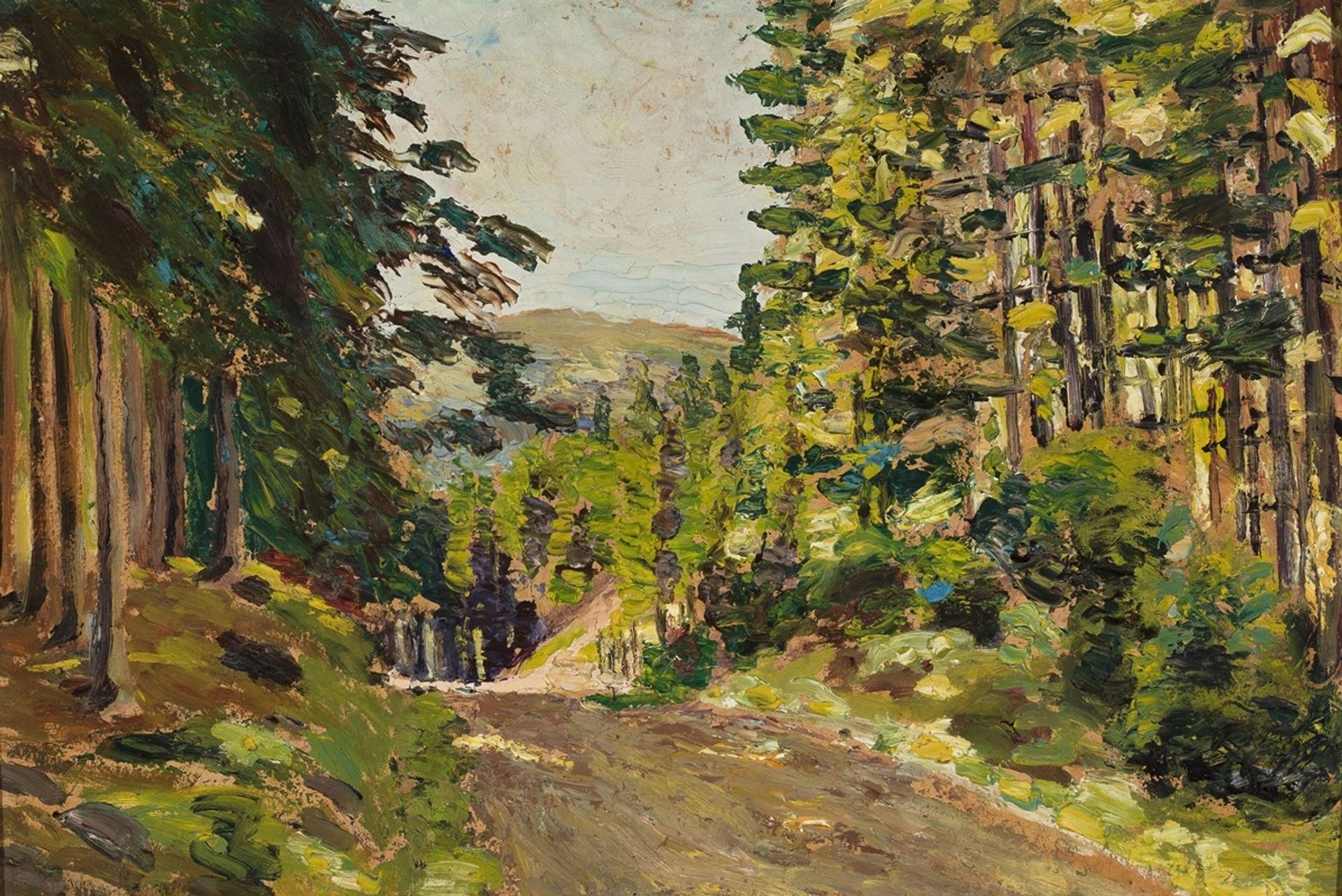 Siberian landscape by Konstantin Alexeevich Korovin
