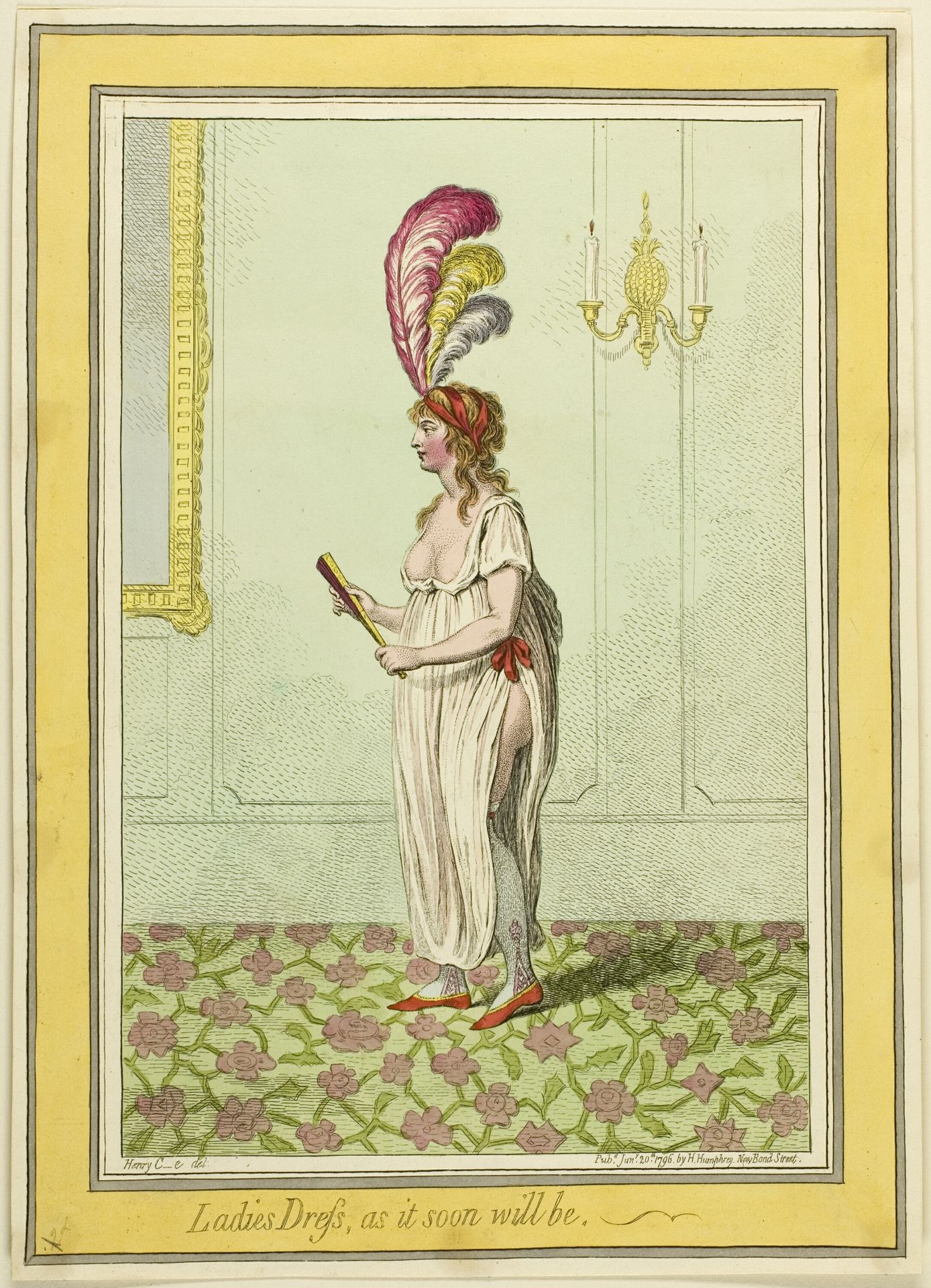 Ladies Dress, As it Soon Will Be by James Gillray