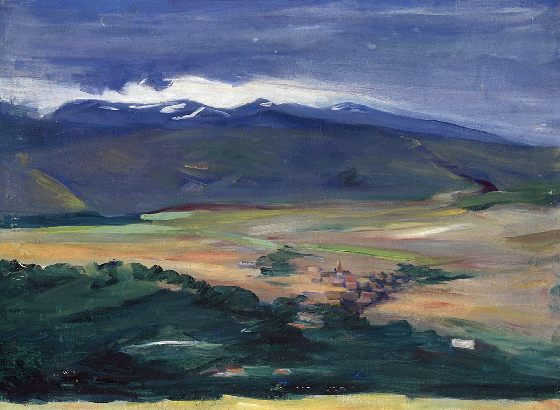 Ashtarak in hazy day by Martiros Sarian