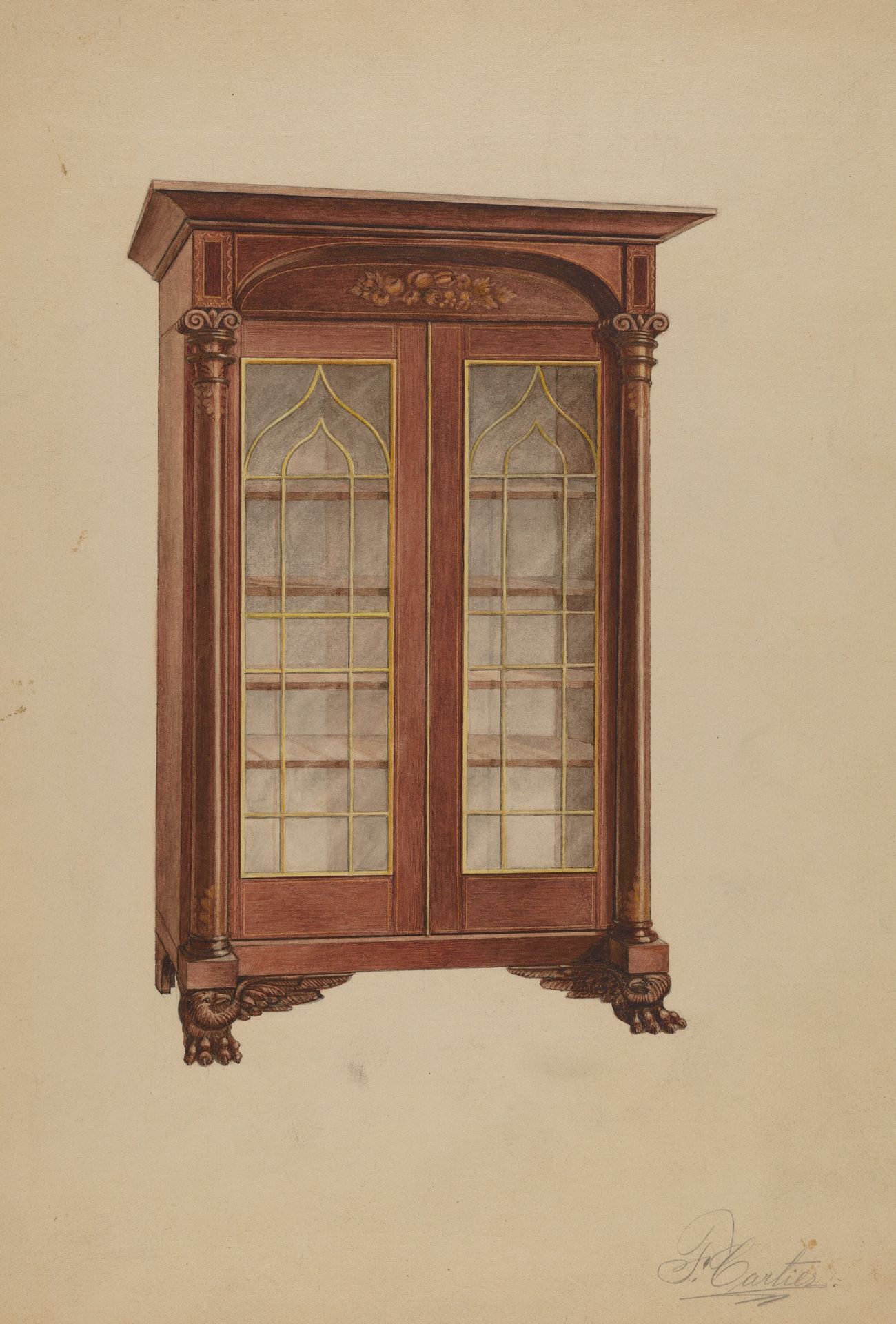 China Cabinet by Ferdinand Cartier