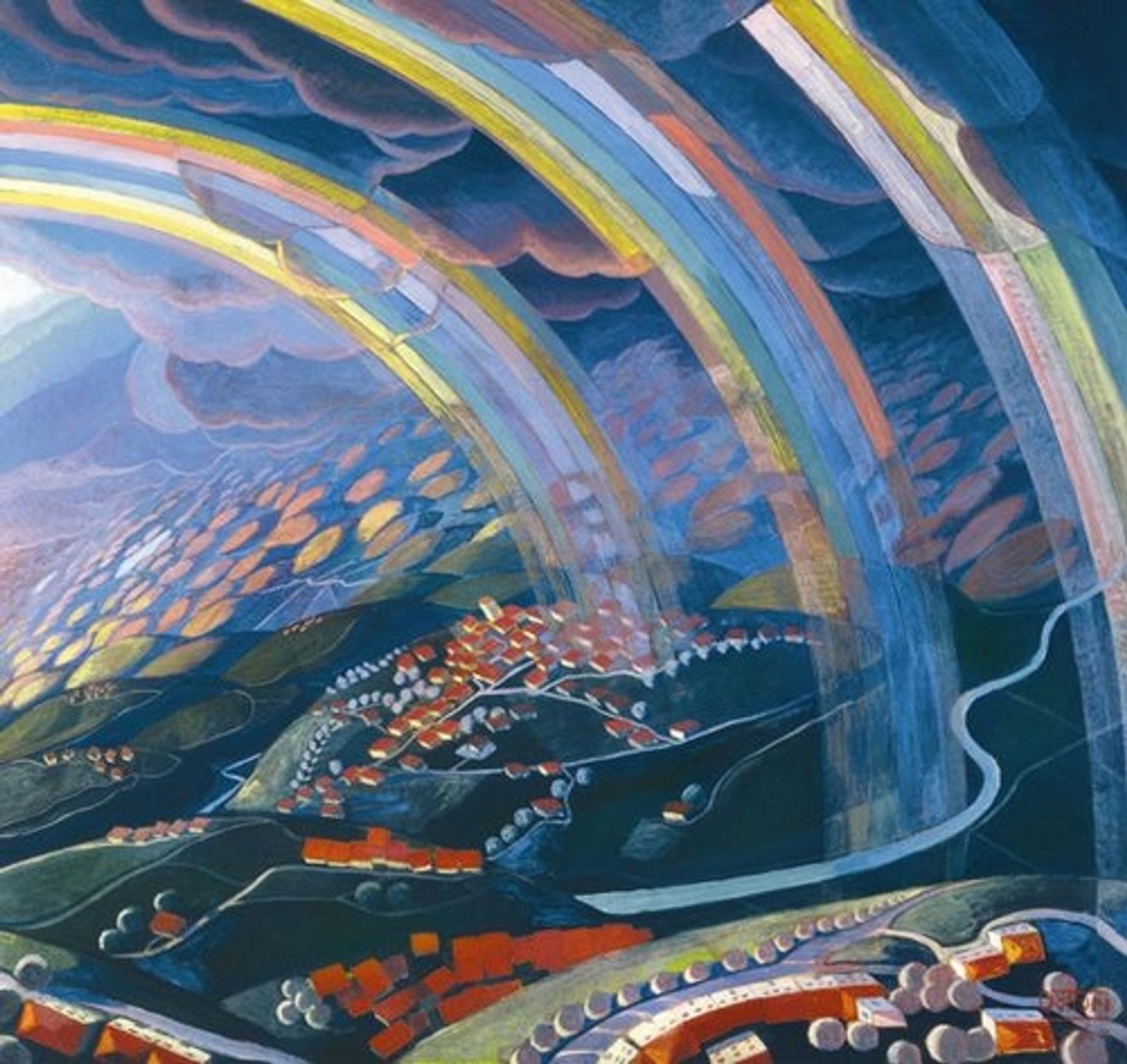 The Miracle of Light While Flying by Gerardo Dottori