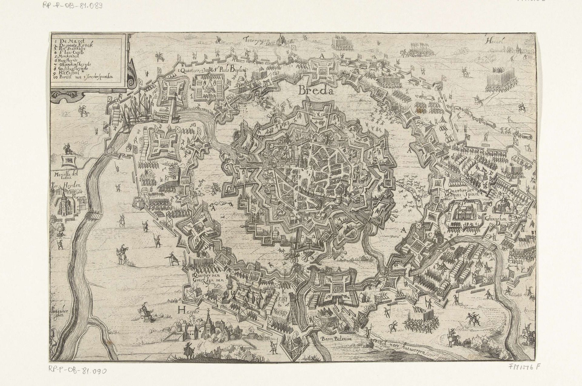 Beleg van Breda, 1624-1625 by Anonymous