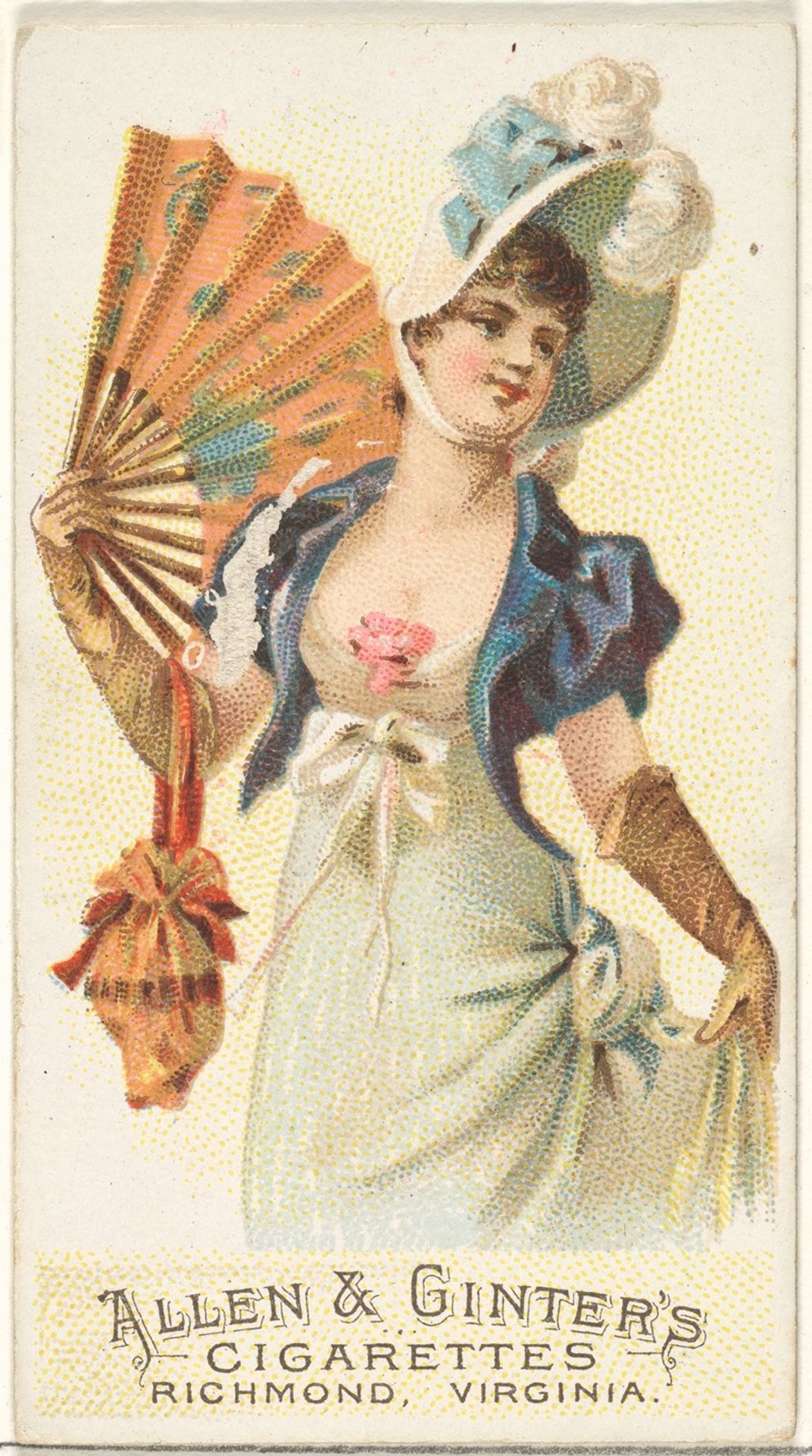 Plate 7, from the Fans of the Period series (N7) for Allen & Ginter Cigarettes Brands by Allen & Ginter