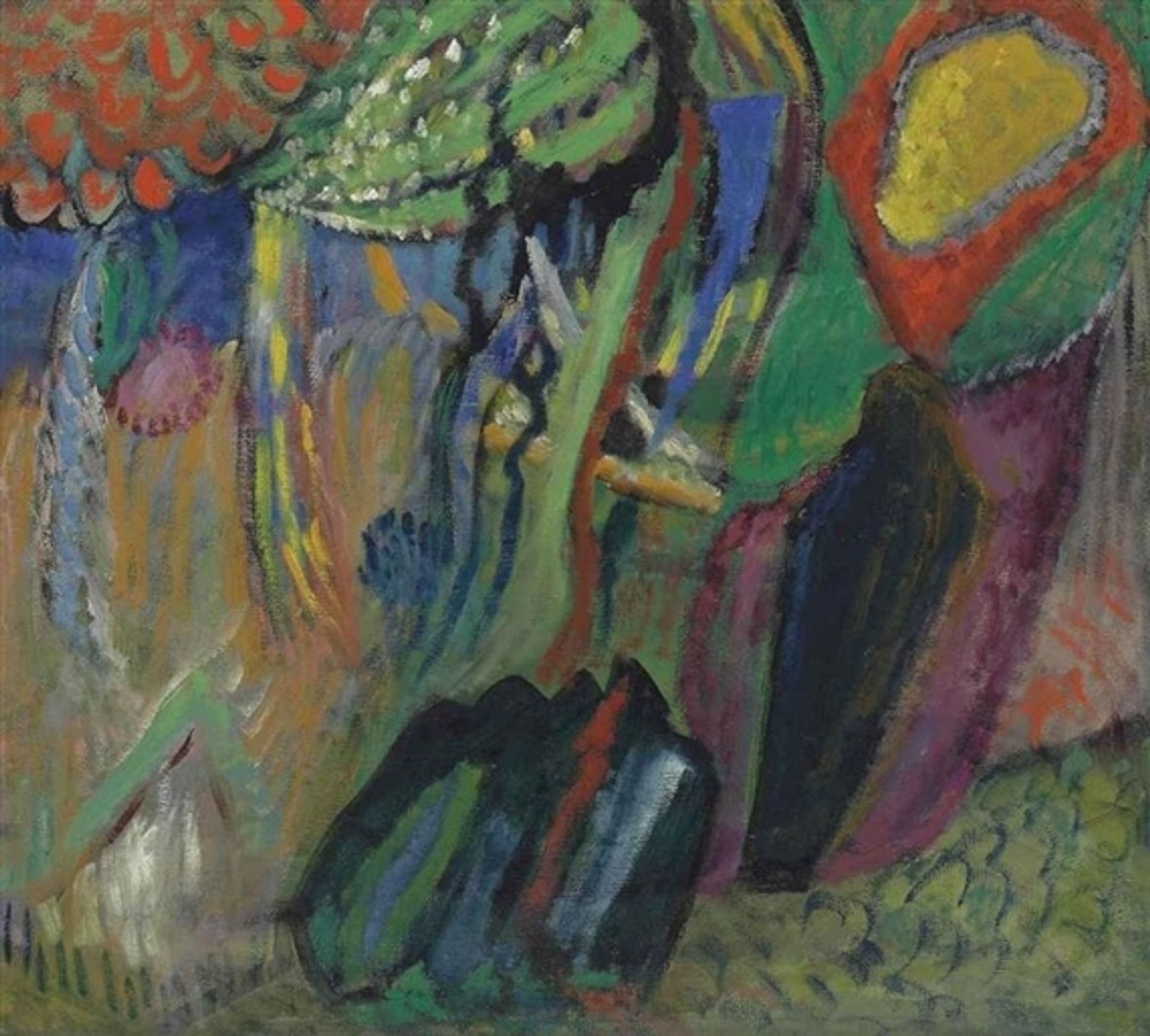 Abstract Composition by Gabriele Munter
