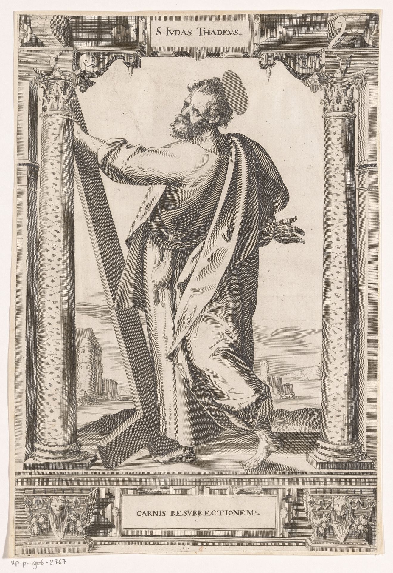 Judas Taddeüs de apostel by Dietrich Krüger