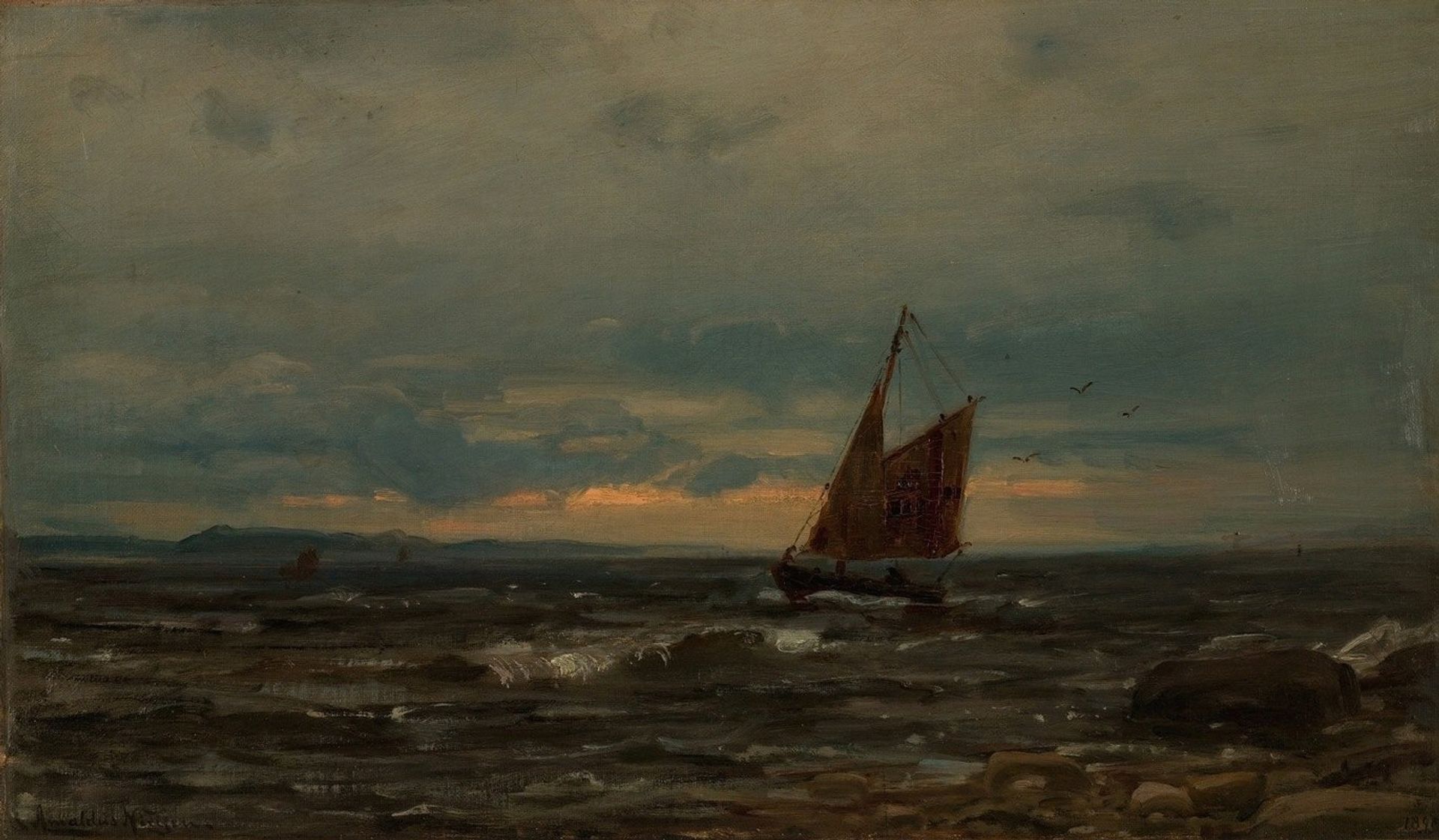 Losskøyte by Amaldus Nielsen
