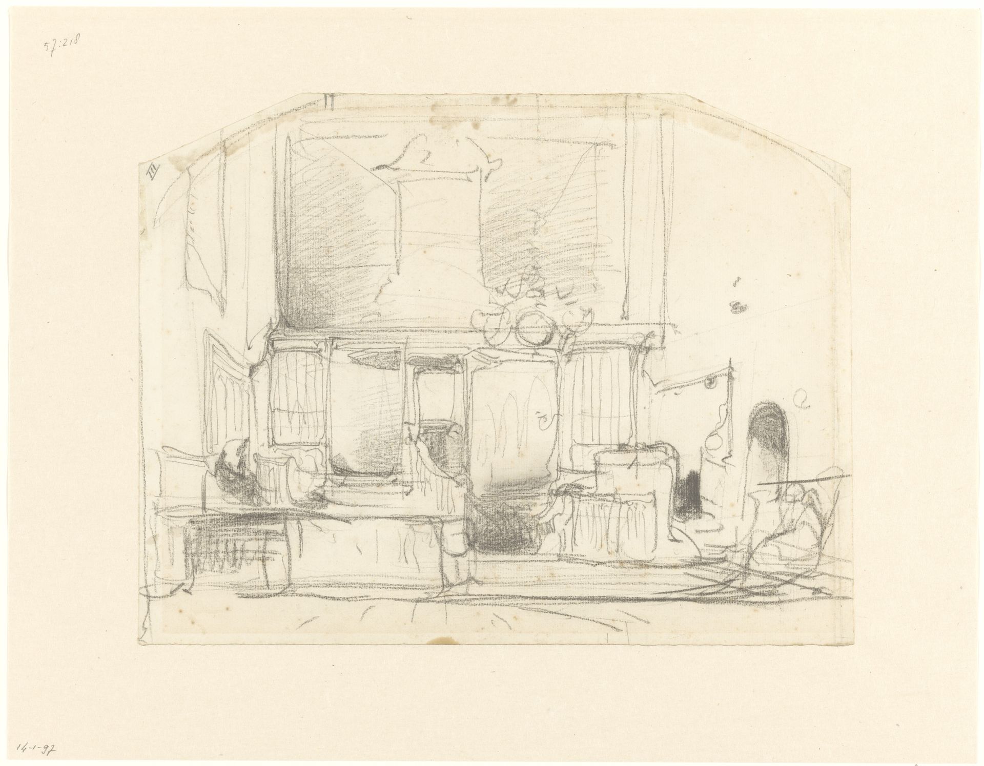 Interieur van de Geertekerk te Utrecht by Johannes Bosboom