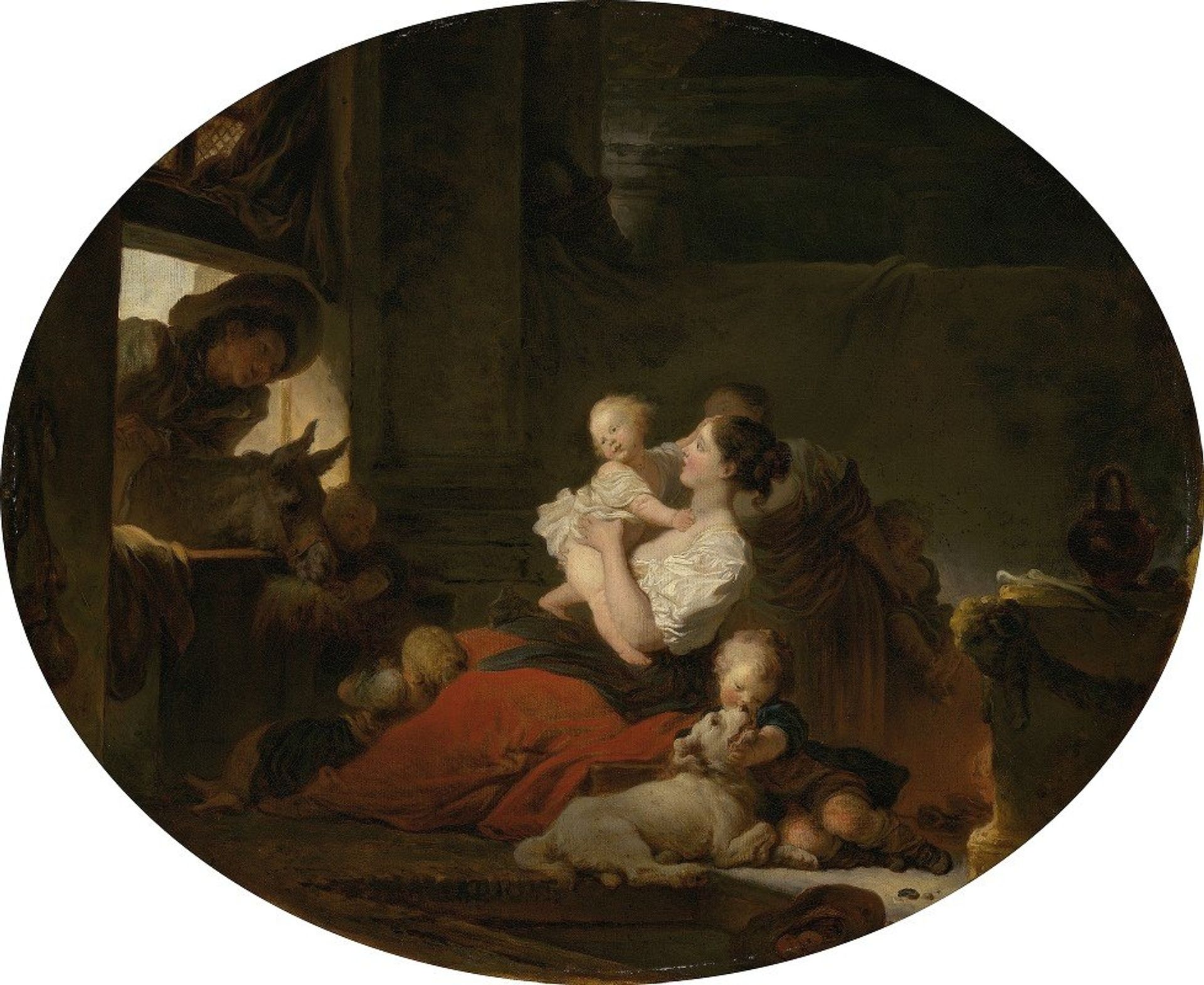 The Happy Family by Jean-Honoré Fragonard