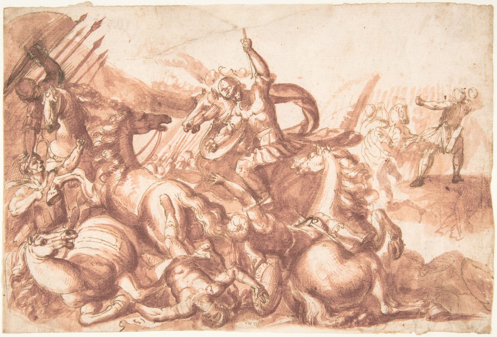 Battle Scene by Francesco Allegrini