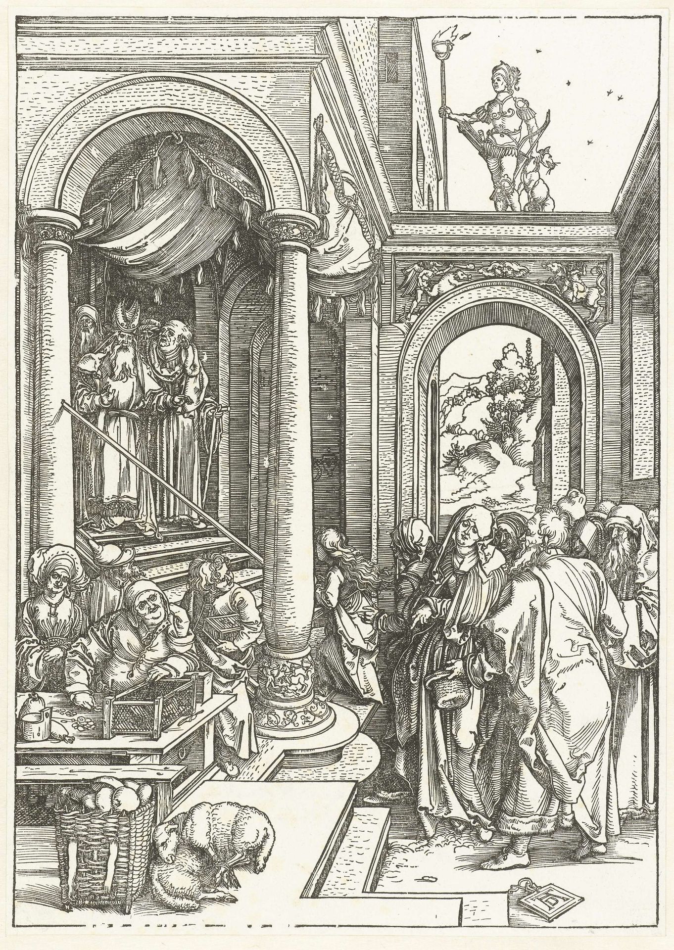 Presentatie van Maria in de tempel by Albrecht Durer