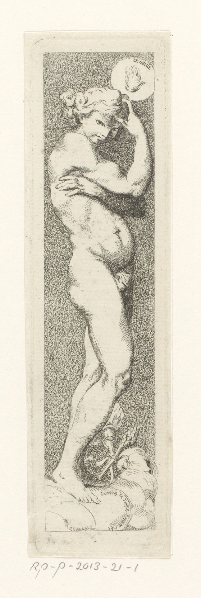 Het genie by Charles Philippe Campion de Tersan