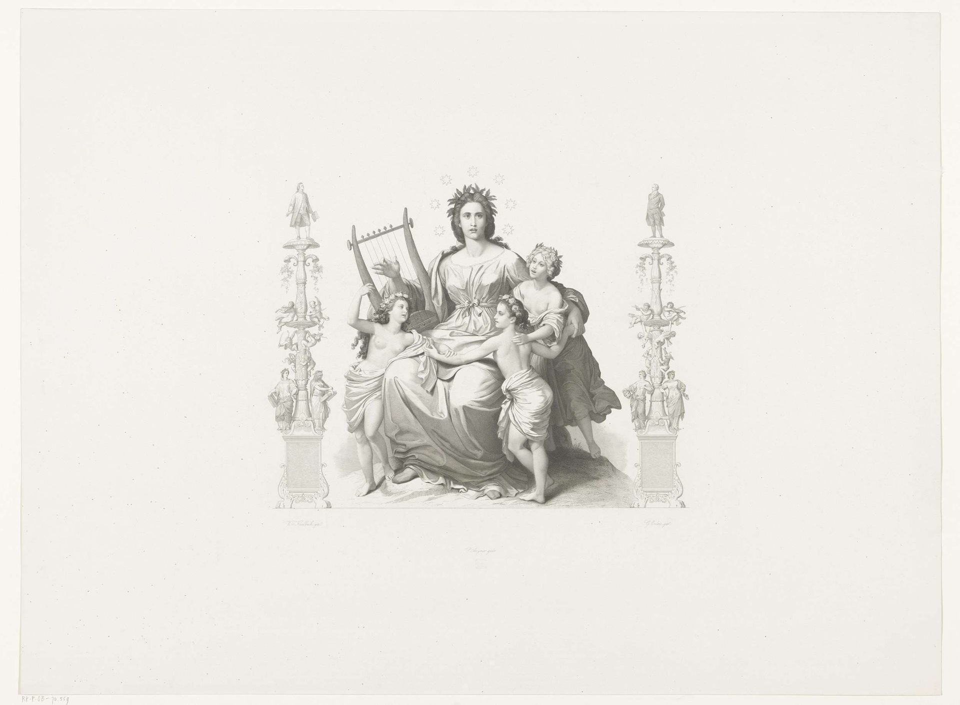 Personificatie van muziek by Gustav Eilers