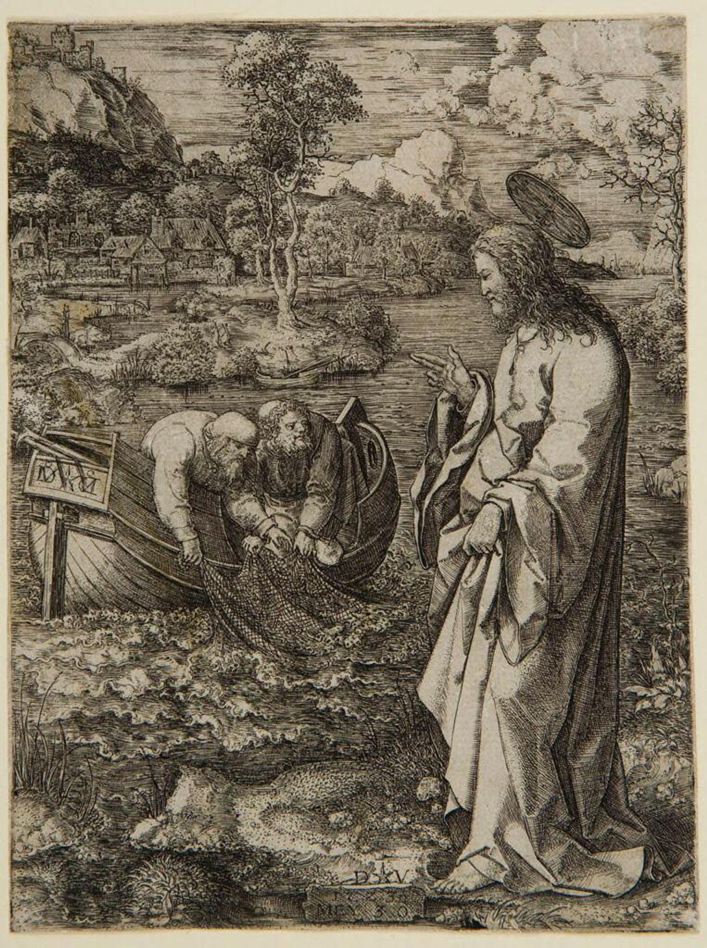 Christ Calling Peter and Andrew by Dirck Vellert