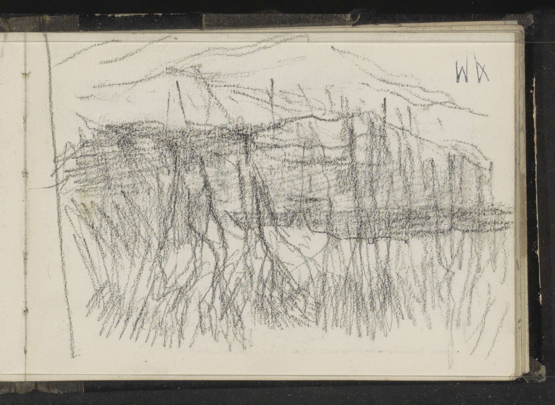 Heuvellandschap met bomen by Anton Mauve