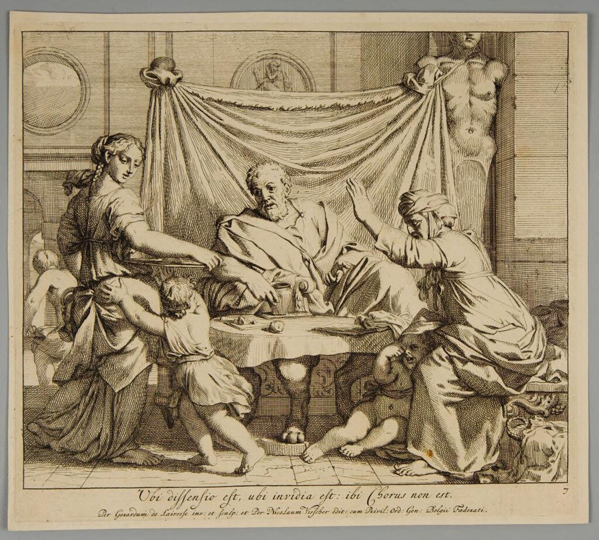 Abraham and Sara at Table by GÃ©rard de Lairesse