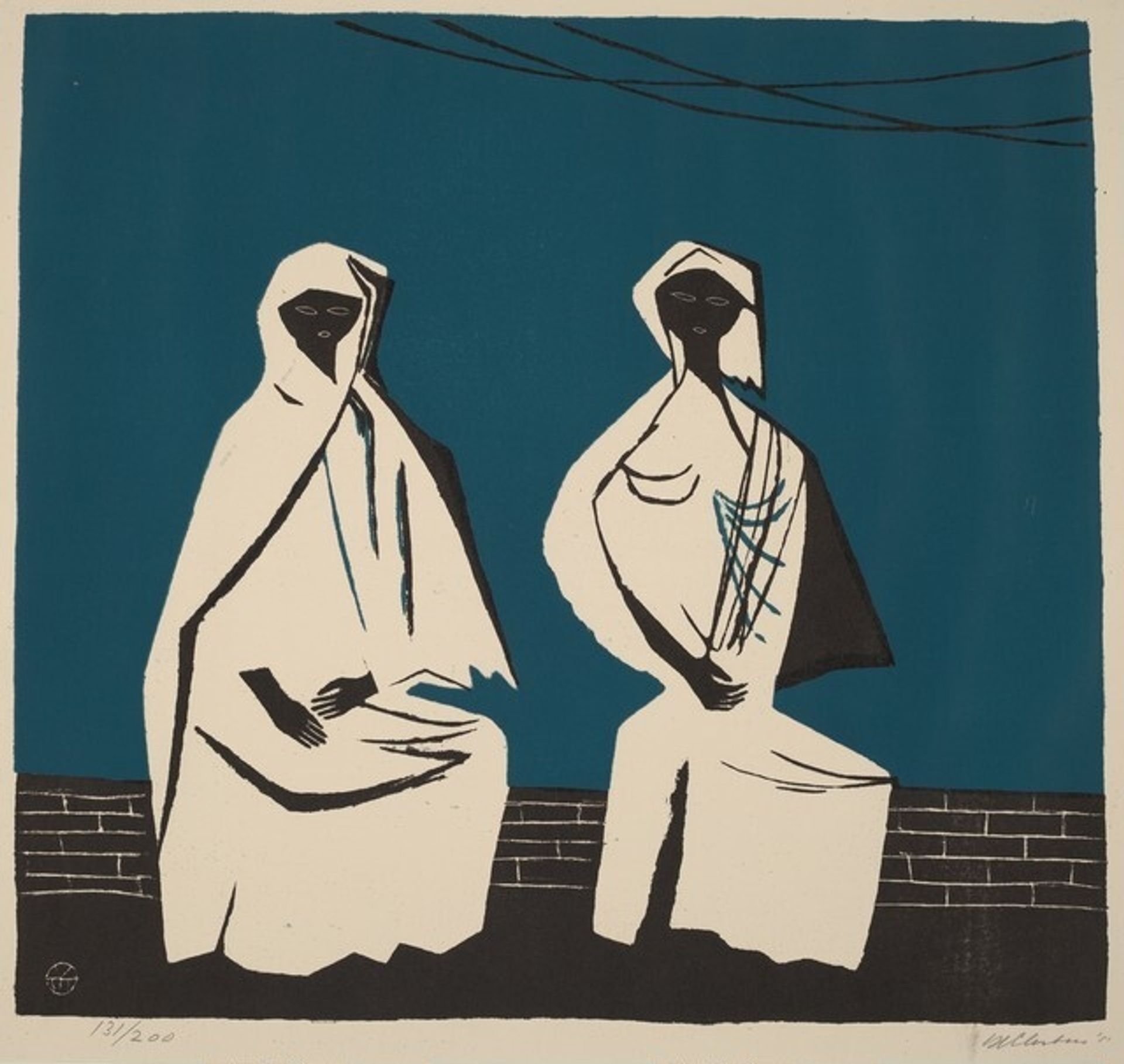 Two Sisters by Valdemar Hansen Elenbaas