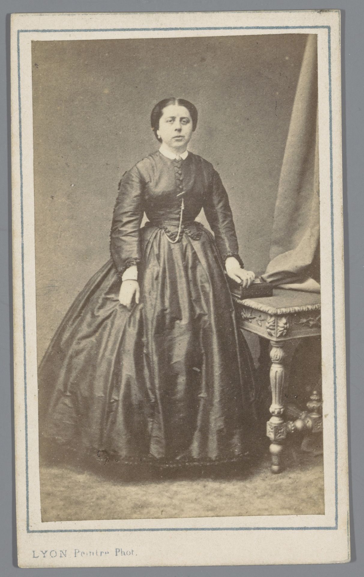 Portret van Elise Gourdine by Auguste Charles Lyon