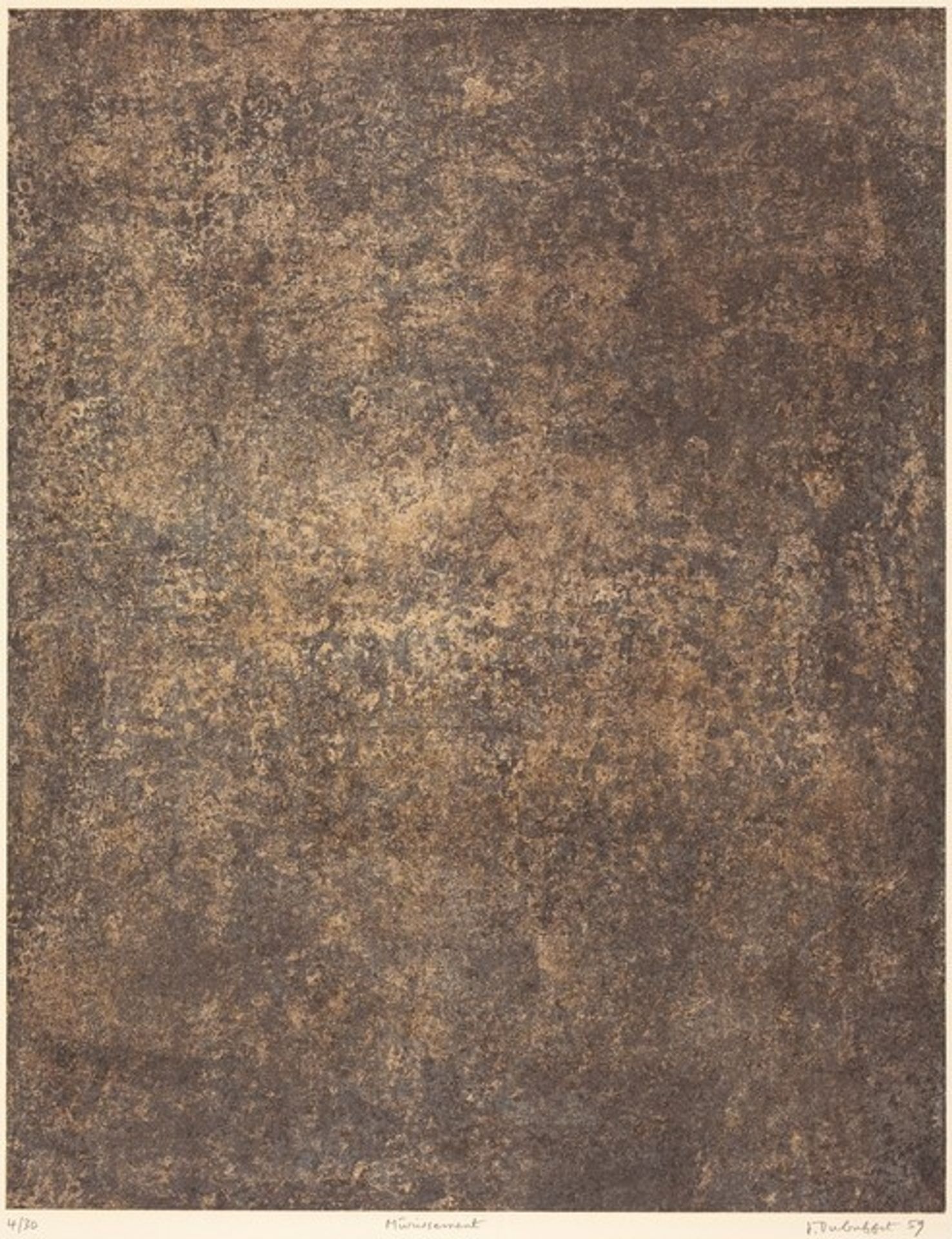 Murissement by Jean Dubuffet