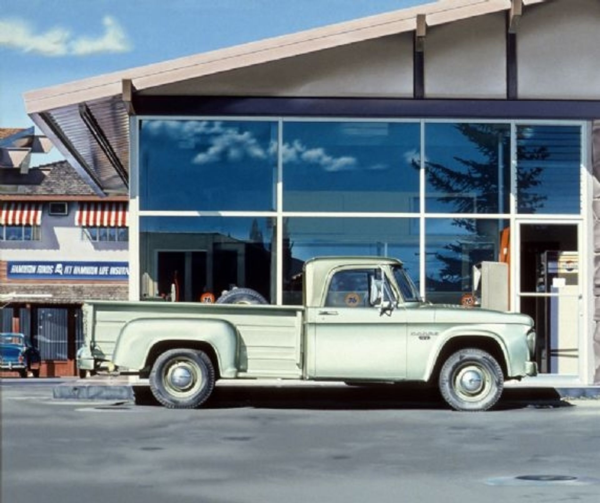 Golden Dodge by Ralph Goings
