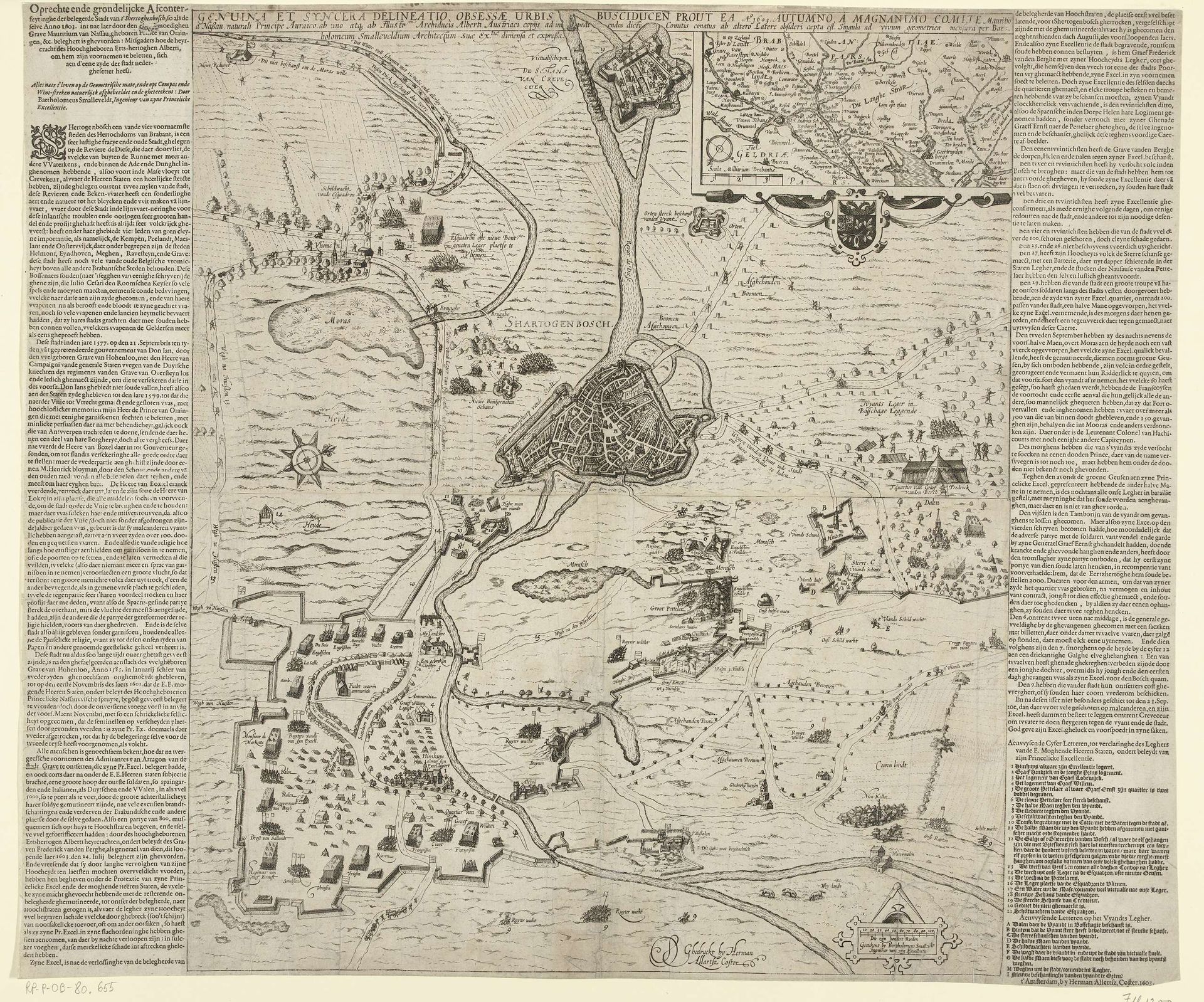 's-Hertogenbosch tevergeefs belegerd door Maurits, 1603 by Anonymous