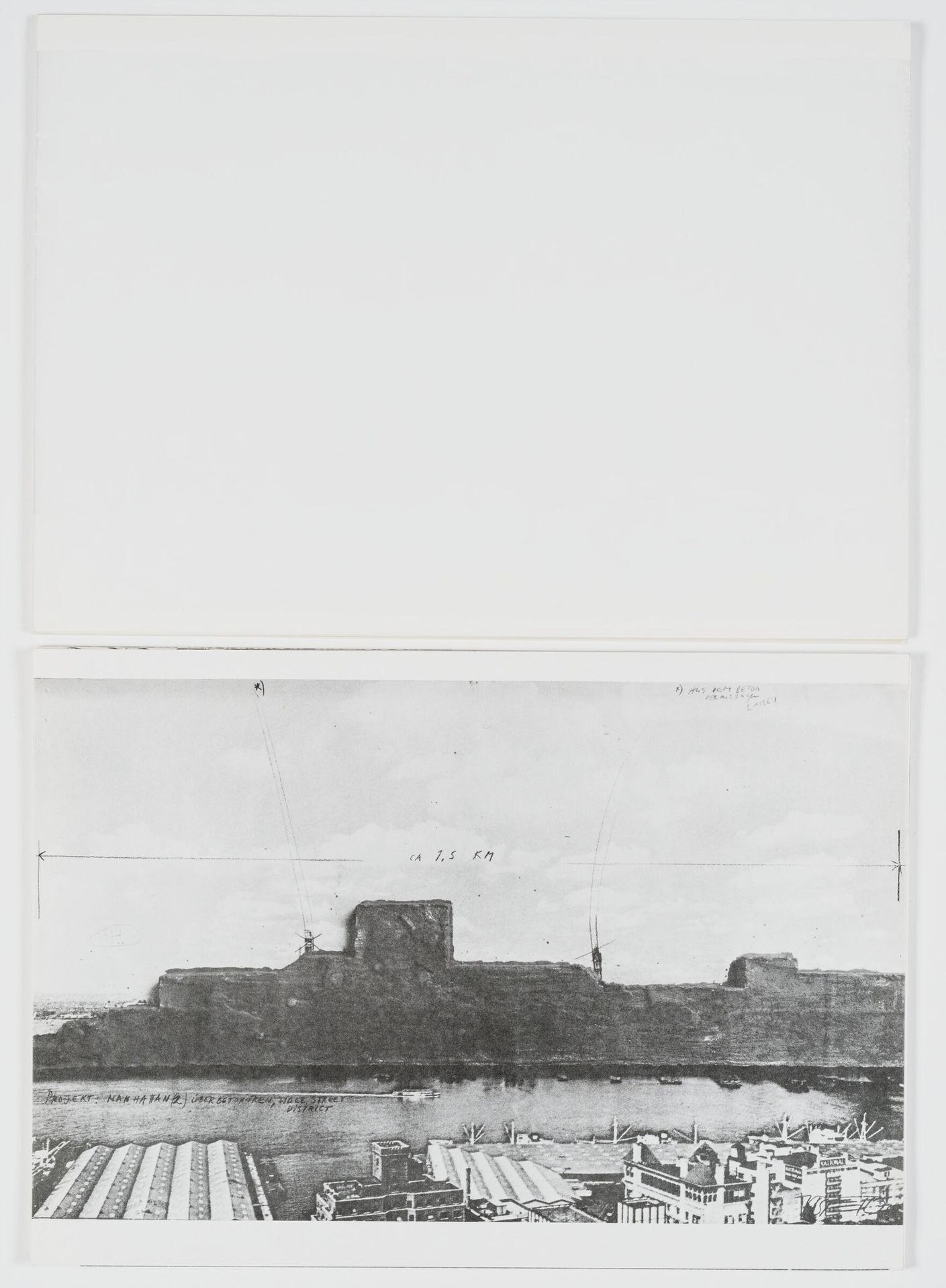 Sheet from documentation box by Wolf Vostell