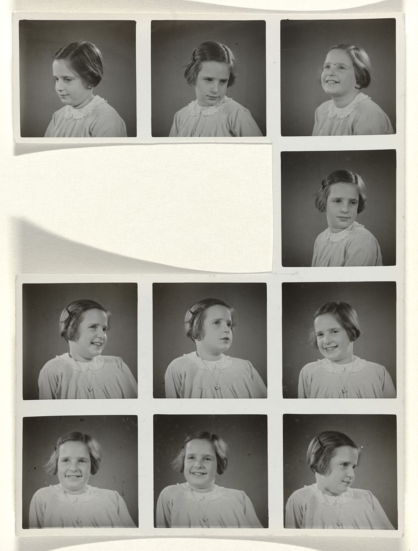 Vel met pasfoto's van Isabel Wachenheimer by Anonymous